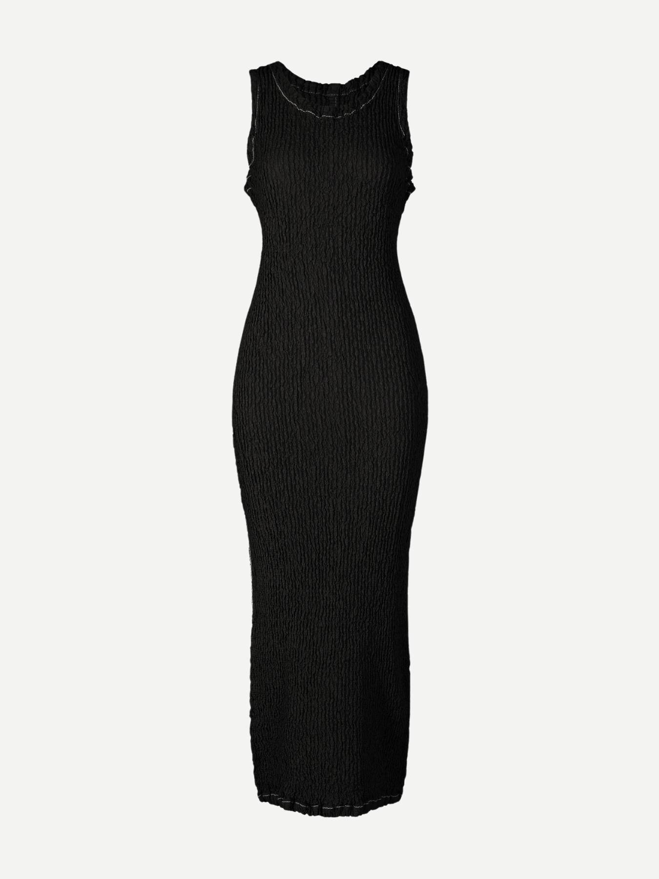 Issey Miyake-Wavelet Ensemble Dress - Black-Dresses-Boboli-Vancouver-Canada