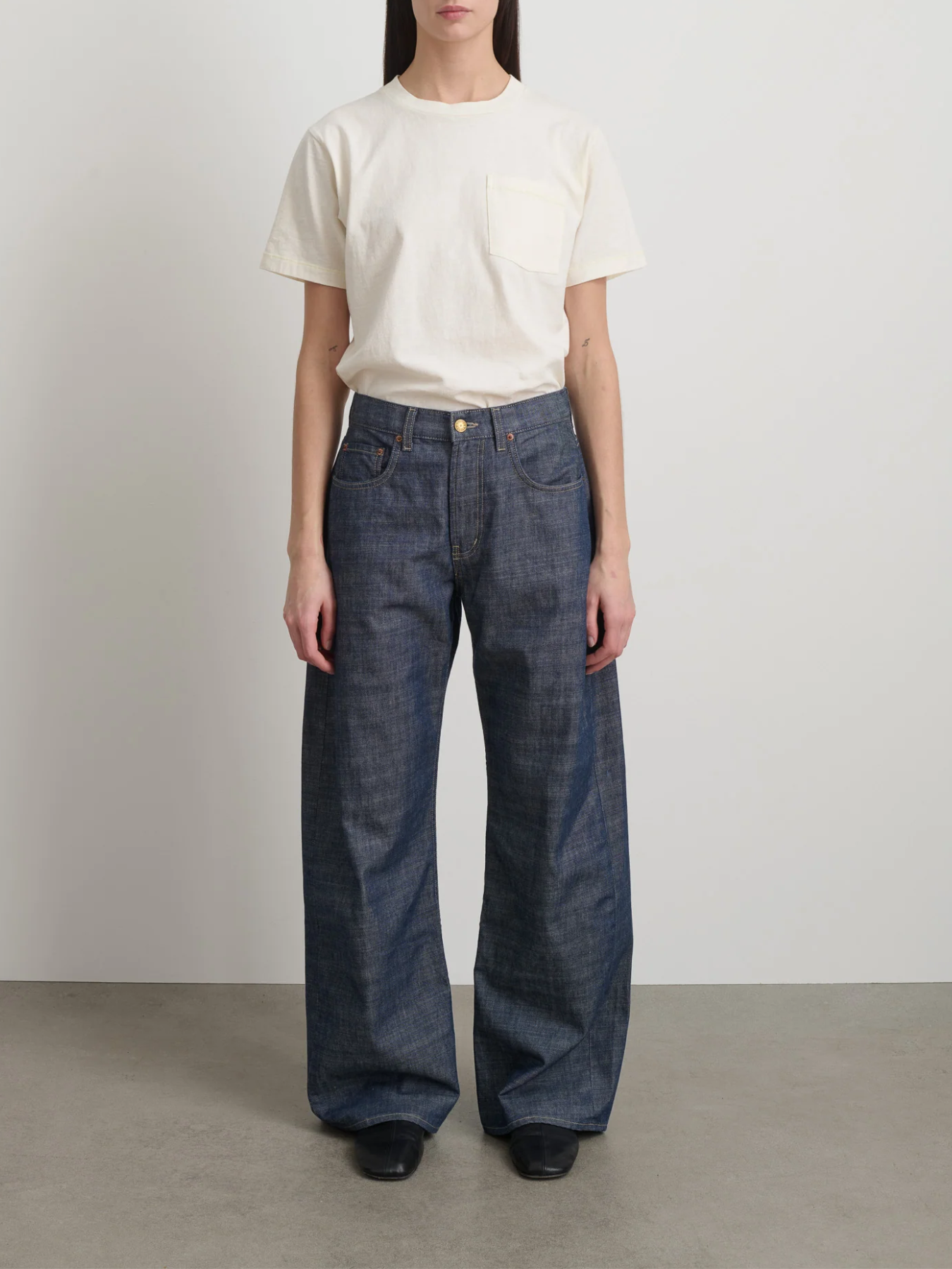 B Sides-Floppy Jean - Indigo Rinse-Pants-Boboli-Vancouver-Canada