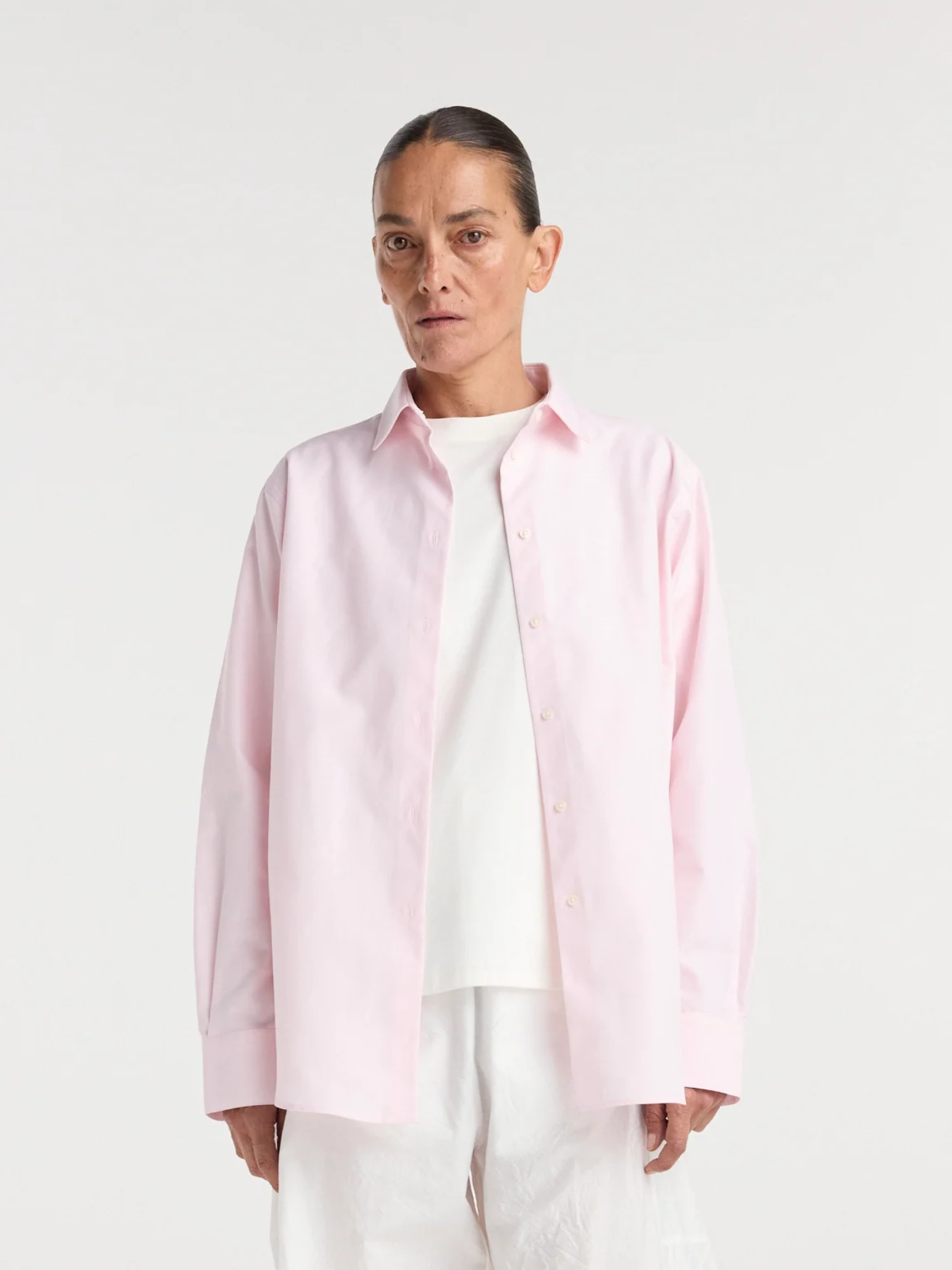 Róhe-Regular Fit Shirt - Oxford Pink-Shirts-Boboli-Vancouver-Canada
