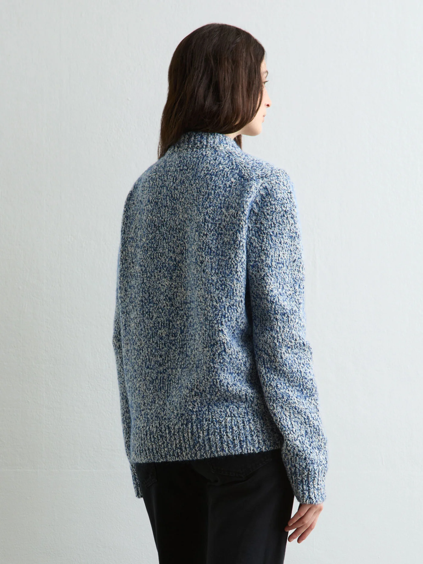 Massimo Alba-Demetra Round-Neck Cardigan - Royal Blue-Cardigans-Boboli-Vancouver-Canada