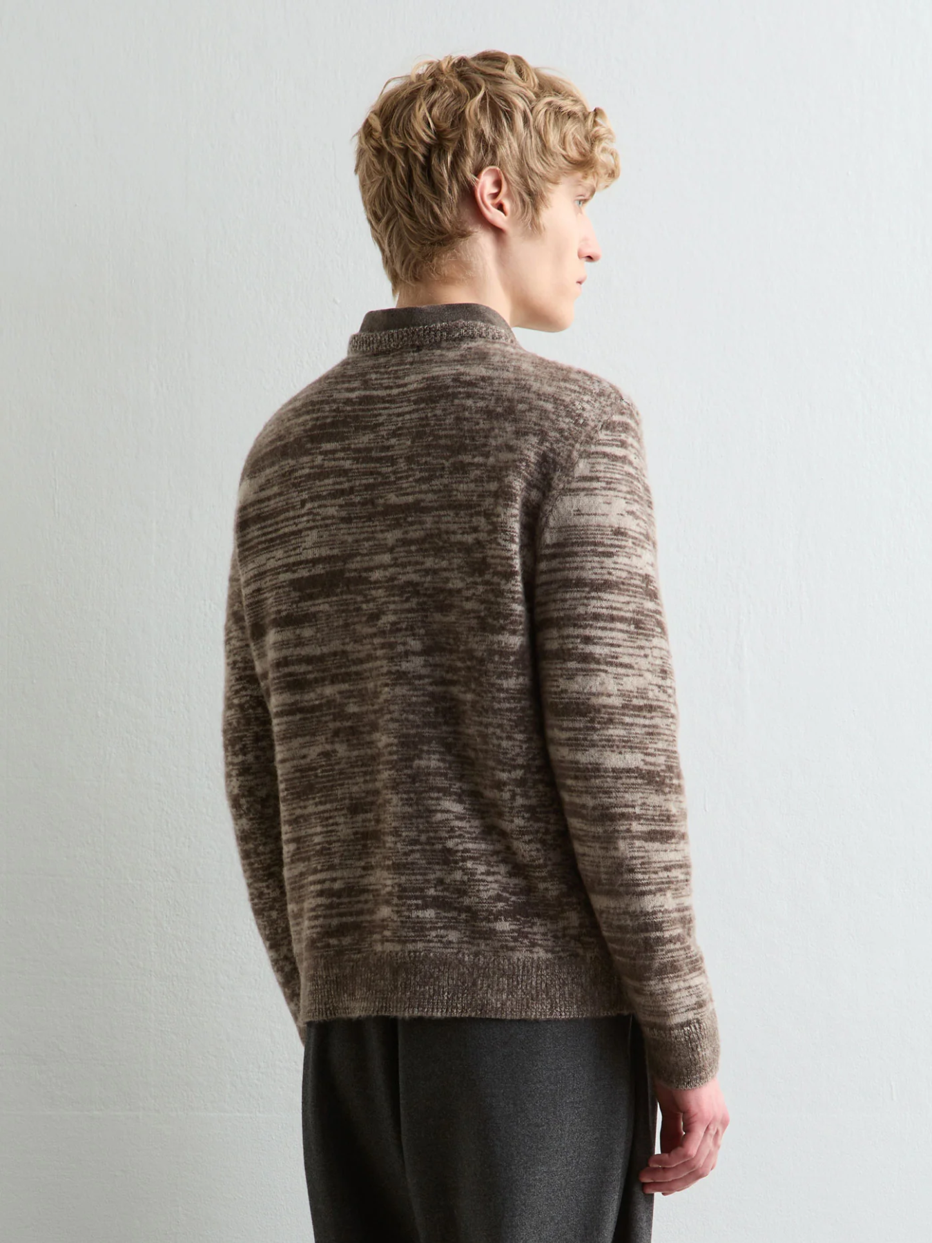 Massimo Alba-Kane Wool Sweater - Chicory Coffee-Sweaters-Boboli-Vancouver-Canada