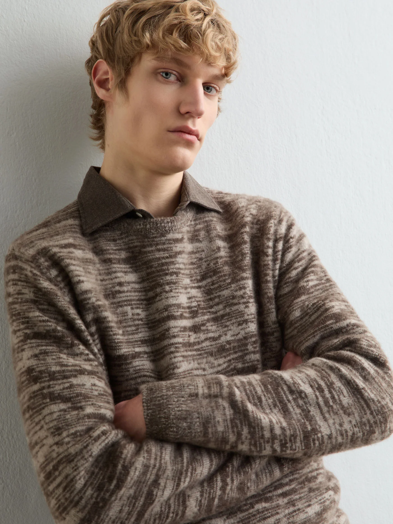 Massimo Alba-Kane Wool Sweater - Chicory Coffee-Sweaters-Boboli-Vancouver-Canada