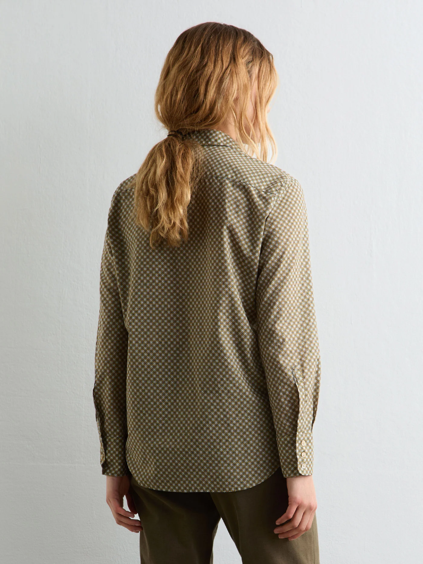 Massimo Alba-Selma Shirt - Nugget Gold-Shirts-Boboli-Vancouver-Canada