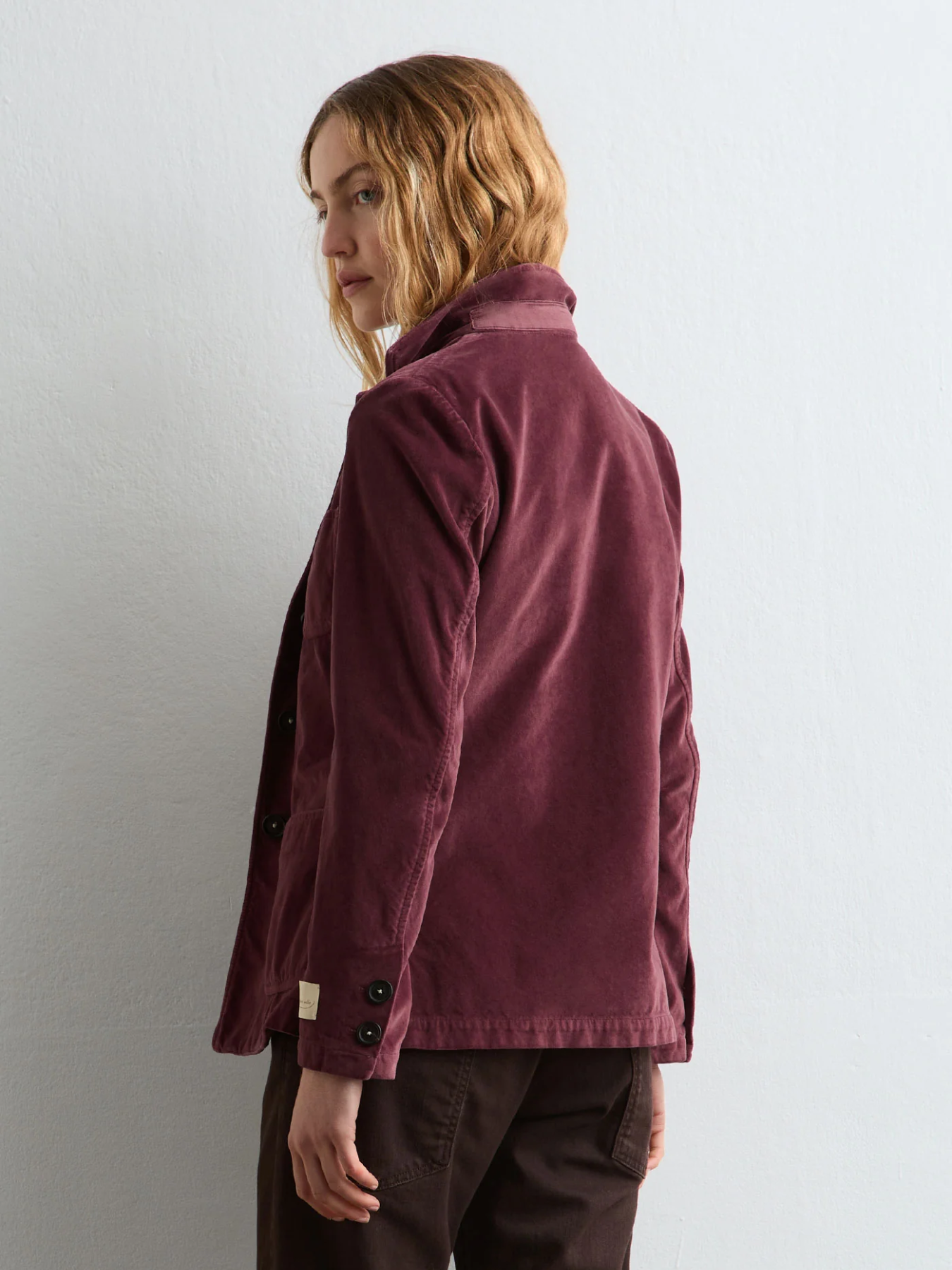 Massimo Alba-Bagliettow Unstructured Blazer - Rose Brown-Blazers-Boboli-Vancouver-Canada