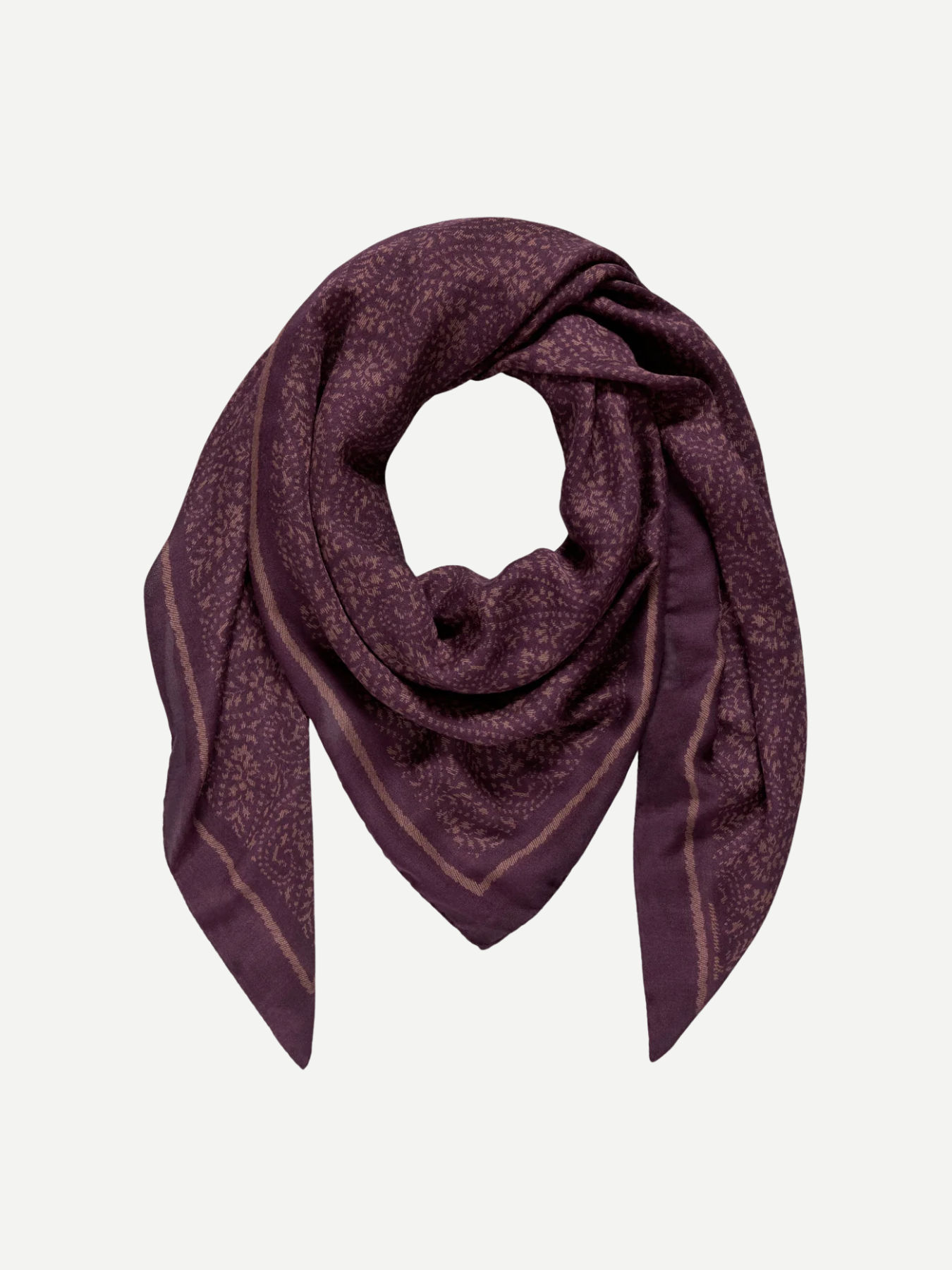 Massimo Alba-Stole Floral 135X135 Cm - Tibetan Red-Accessories-Boboli-Vancouver-Canada