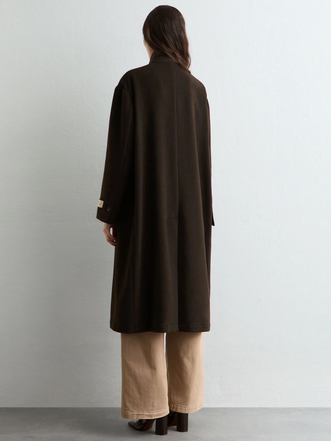 Massimo Alba-Gwen Duster Coat - Deep Brown-Coats-Boboli-Vancouver-Canada