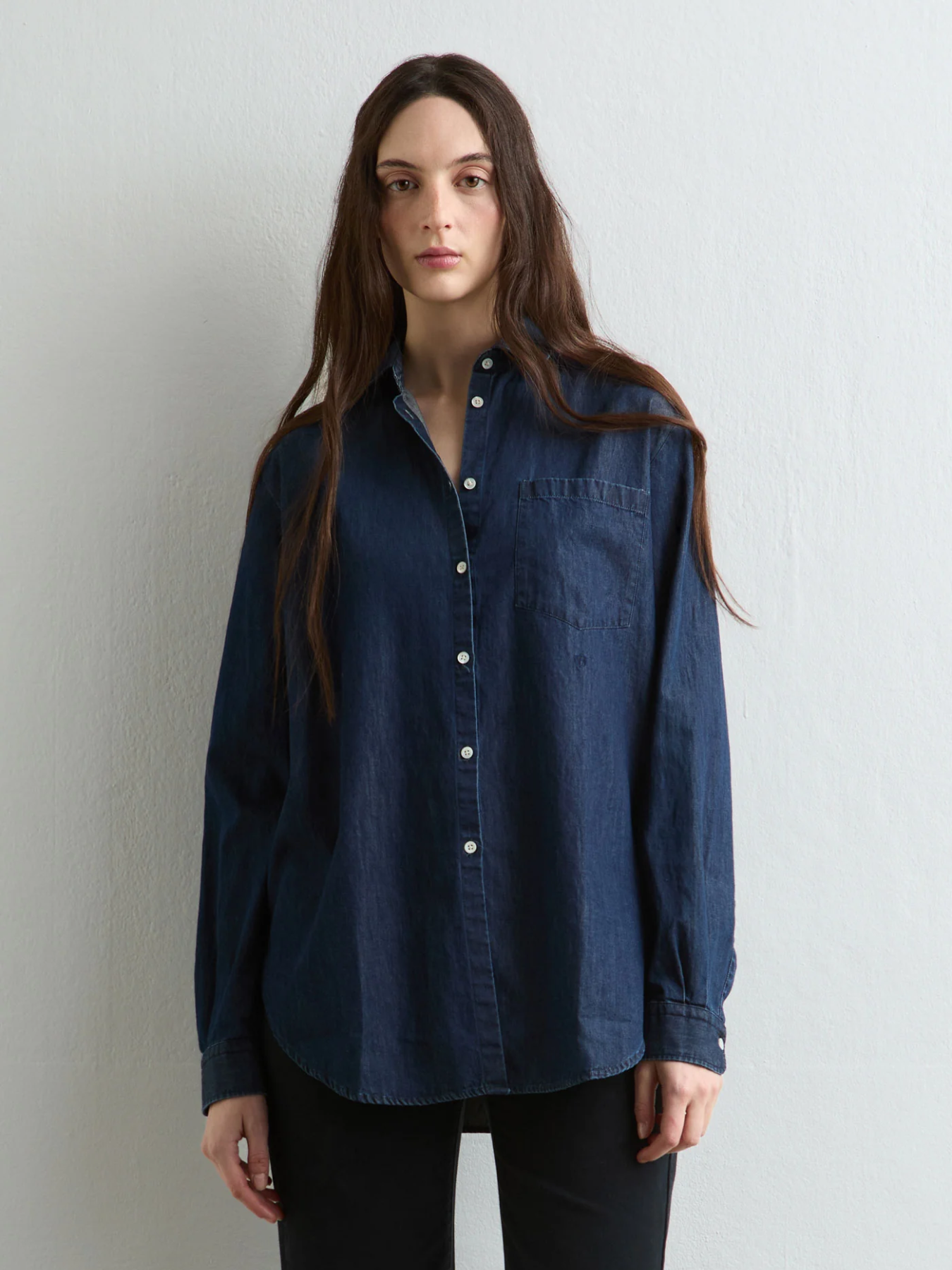 Massimo Alba-Uma classic shirt - Blu-Shirts-Boboli-Vancouver-Canada
