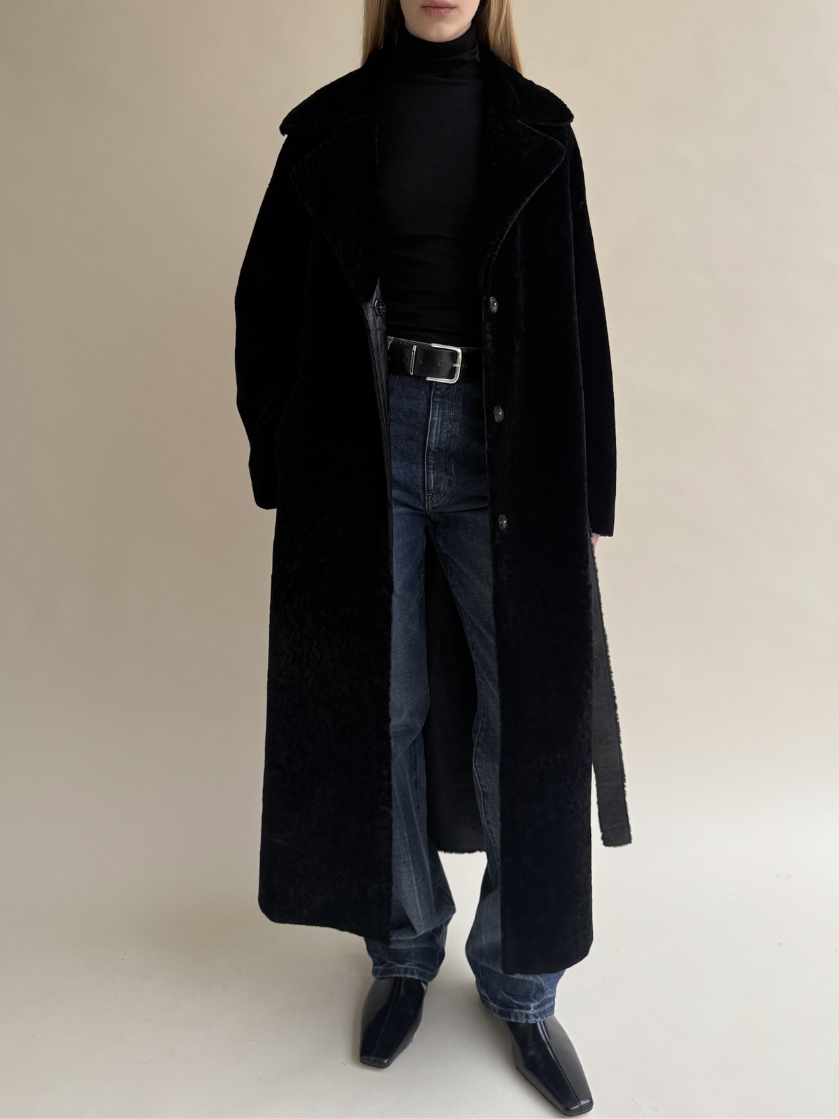 Arma-Rien Merino Velvet - Black-Coats-Boboli-Vancouver-Canada