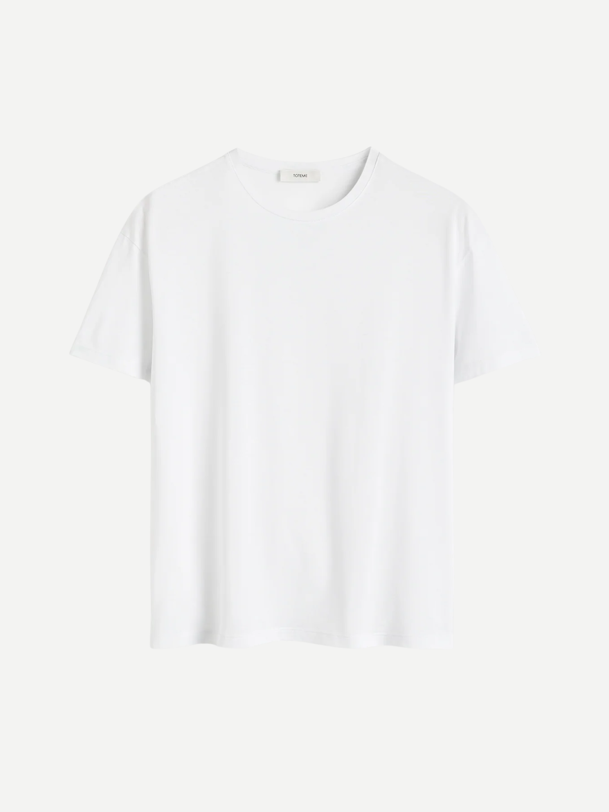 Toteme-Classic Tee - White-T-Shirts-Boboli-Vancouver-Canada