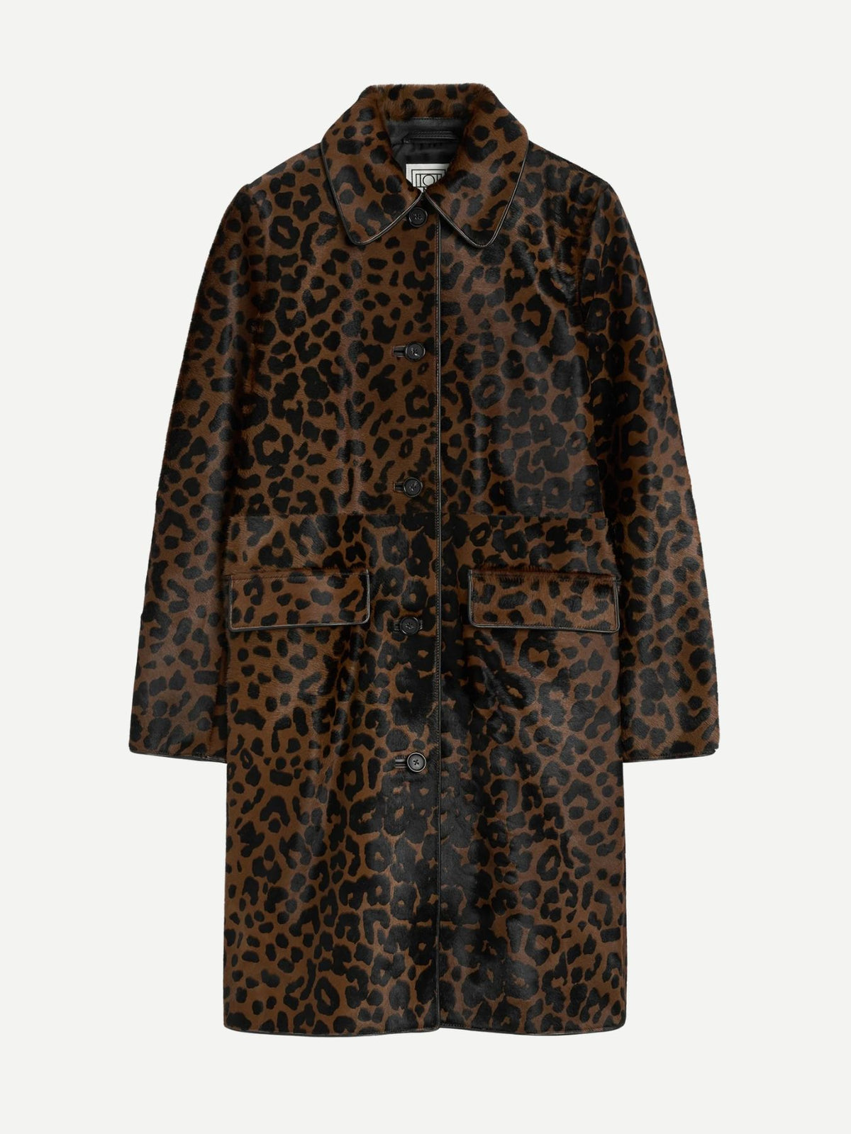 Toteme-Pony Hair Coat - Leopard-Coats-Boboli-Vancouver-Canada