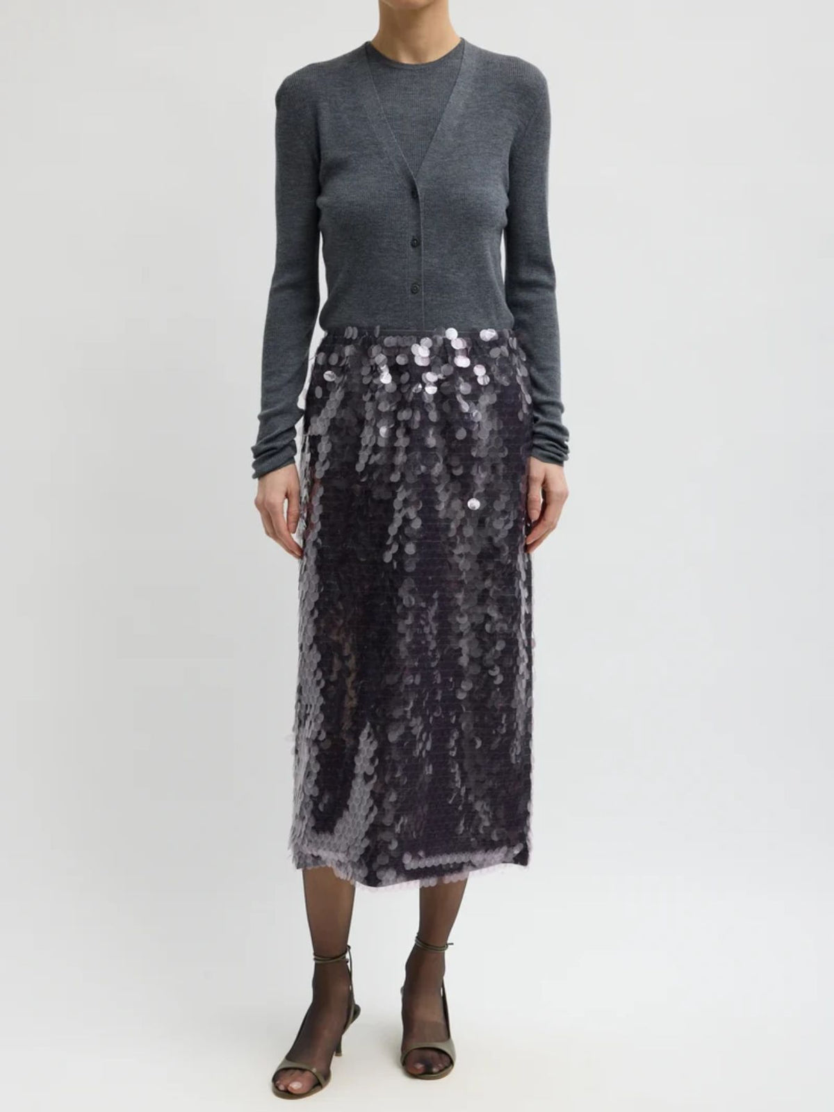 Tibi-Pastille Slip Skirt-Lavender Grey-Skirts-Boboli-Vancouver-Canada