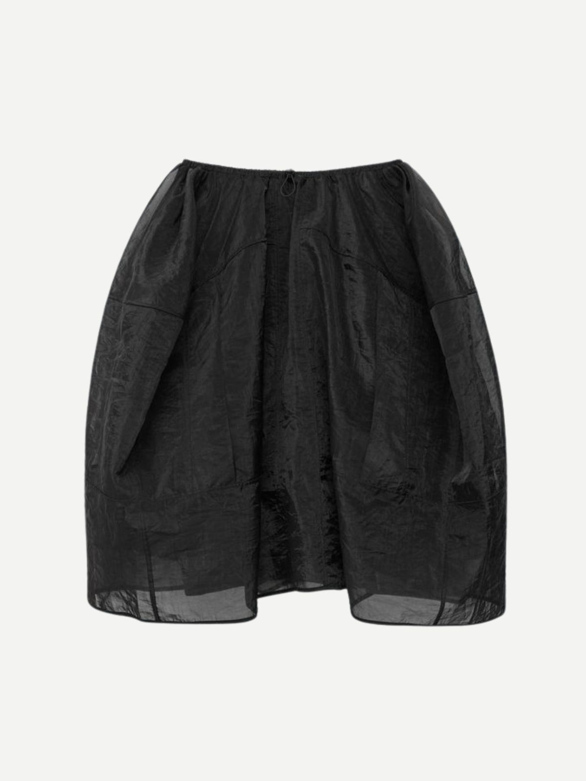 Cecilie Bahnsen-Skirt Liquid Myrtia - Black-Skirts-Boboli-Vancouver-Canada