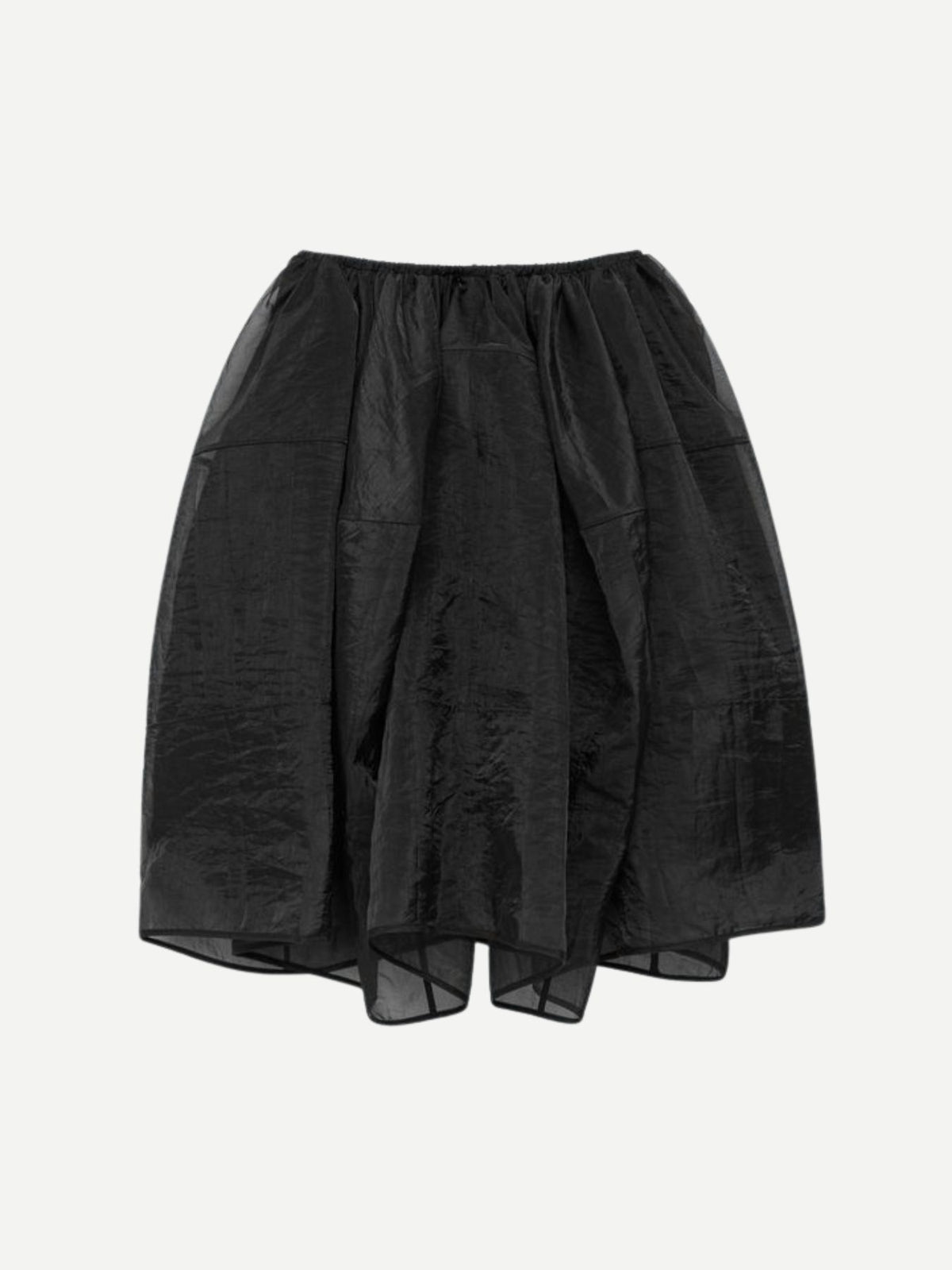 Cecilie Bahnsen-Skirt Liquid Myrtia - Black-Skirts-Boboli-Vancouver-Canada
