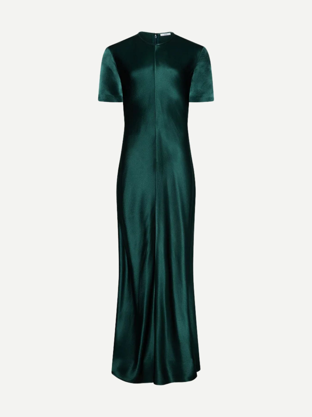 FFORME-Akriti Short Sleeve Bias Cut Dress-Evergreen-Dresses-Boboli-Vancouver-Canada