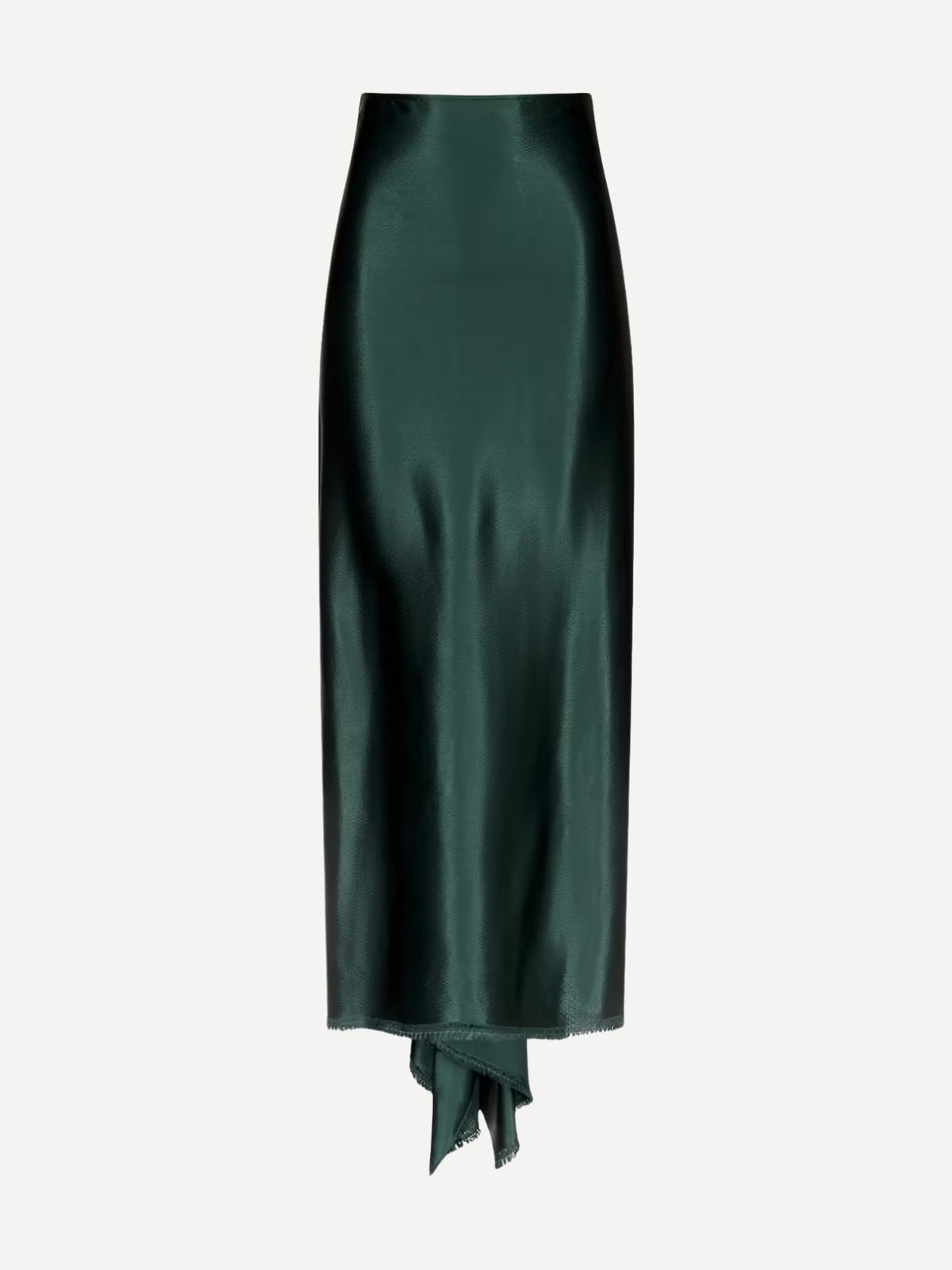 FFORME-Jovie Seamless Satin Skirt-Evergreen-Skirts-Boboli-Vancouver-Canada
