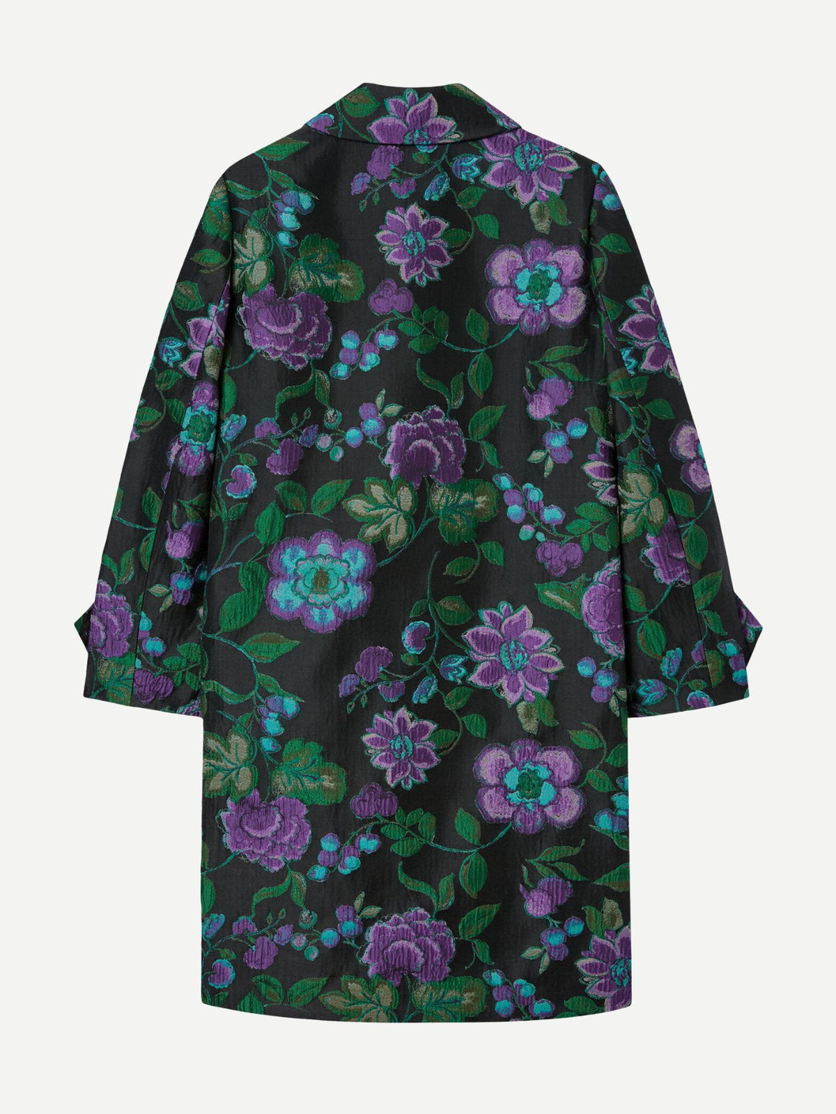 La DoubleJ-Precious Coat - Botanical Black-Coats-Boboli-Vancouver-Canada
