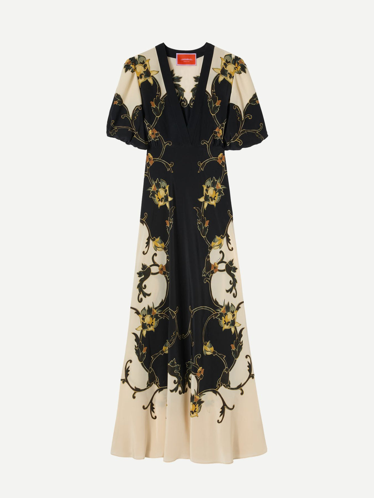 La DoubleJ-Marlene Dress - Buttercup Placée Black-Dresses-Boboli-Vancouver-Canada