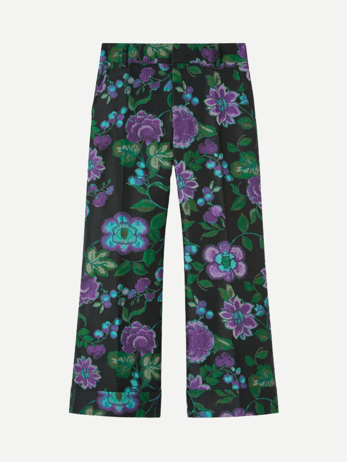 La DoubleJ-Hendrix Pants - Botanical Black-Pants-Boboli-Vancouver-Canada