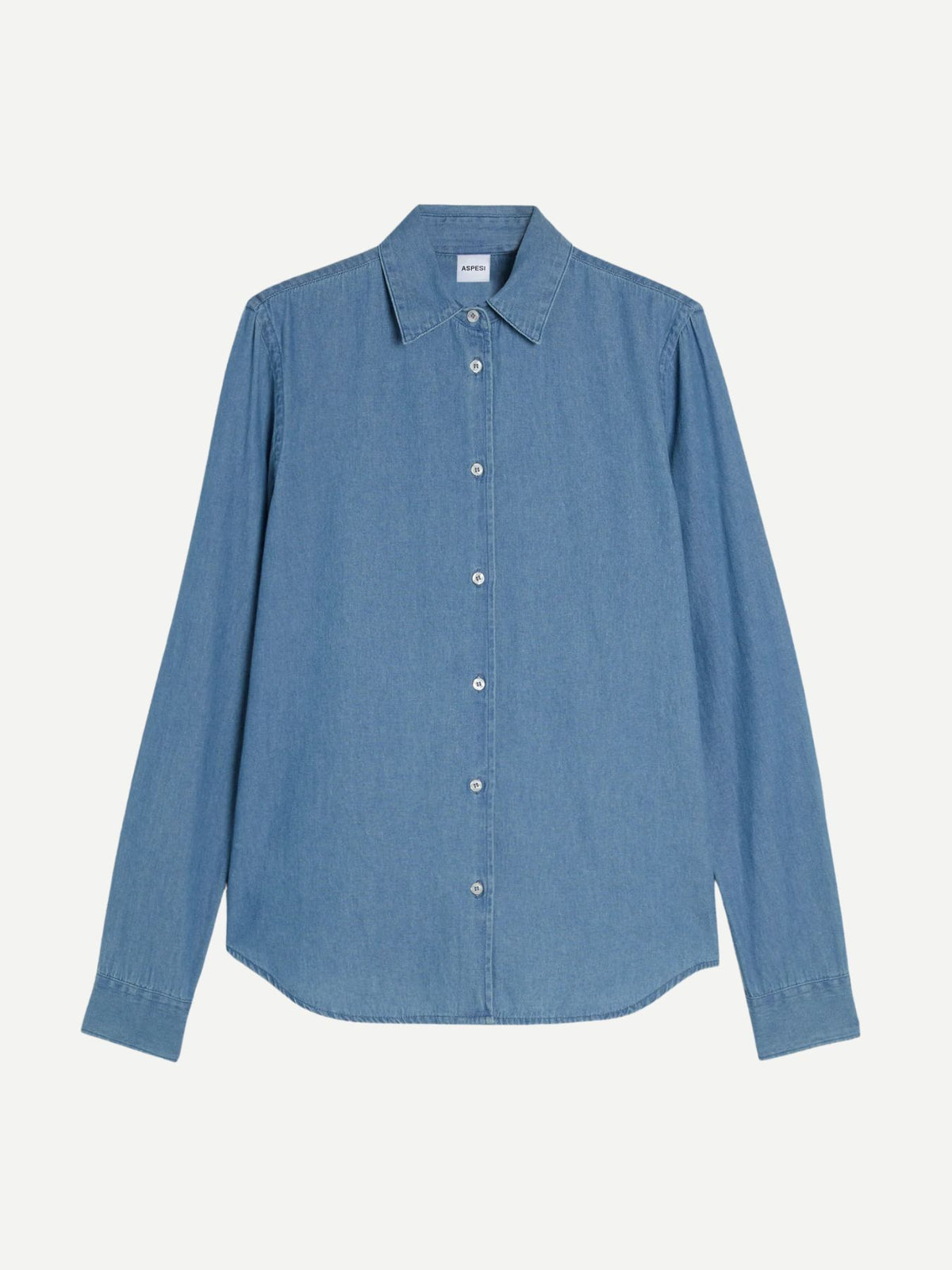 Aspesi-Camicia Mod.5422 - Denim-Blouses-Boboli-Vancouver-Canada
