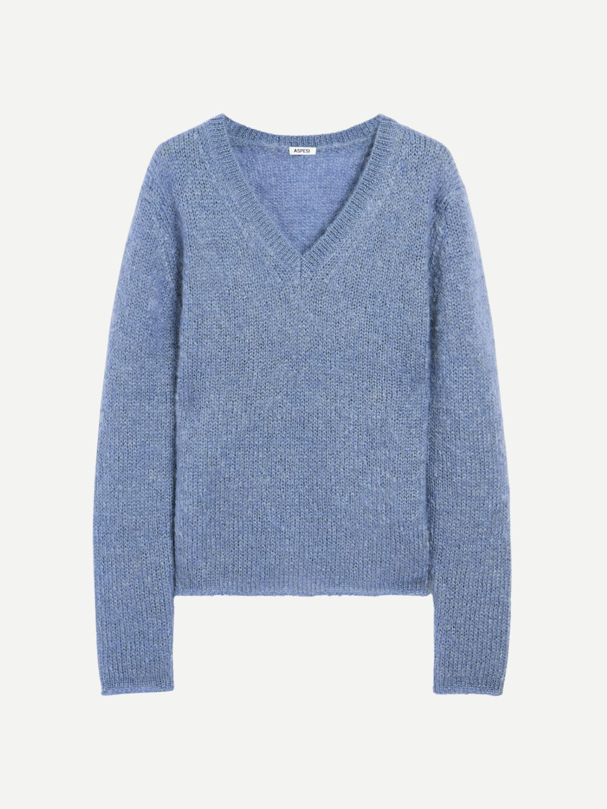 Aspesi-L's Knit Pullover - Sky Blue-Sweaters-Boboli-Vancouver-Canada