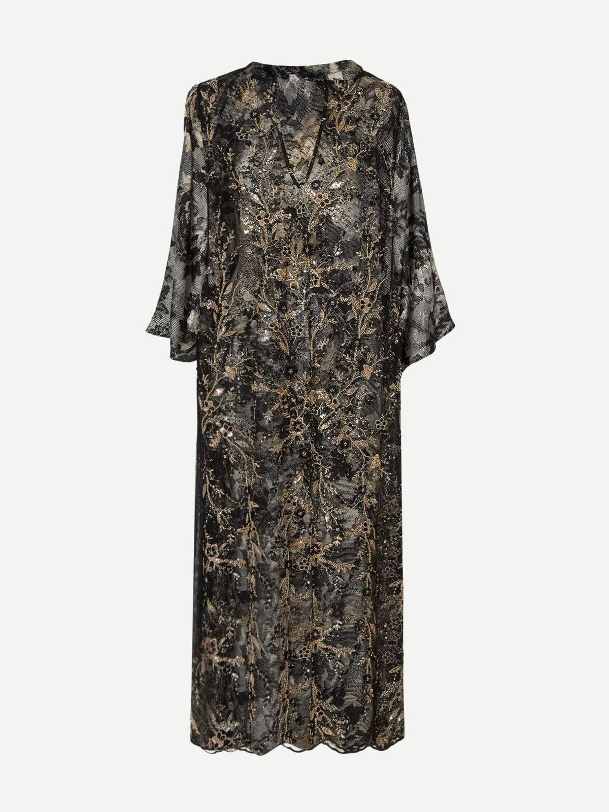 Antonio Marras-Midi Dress - Black/Ecru-Dresses-Boboli-Vancouver-Canada