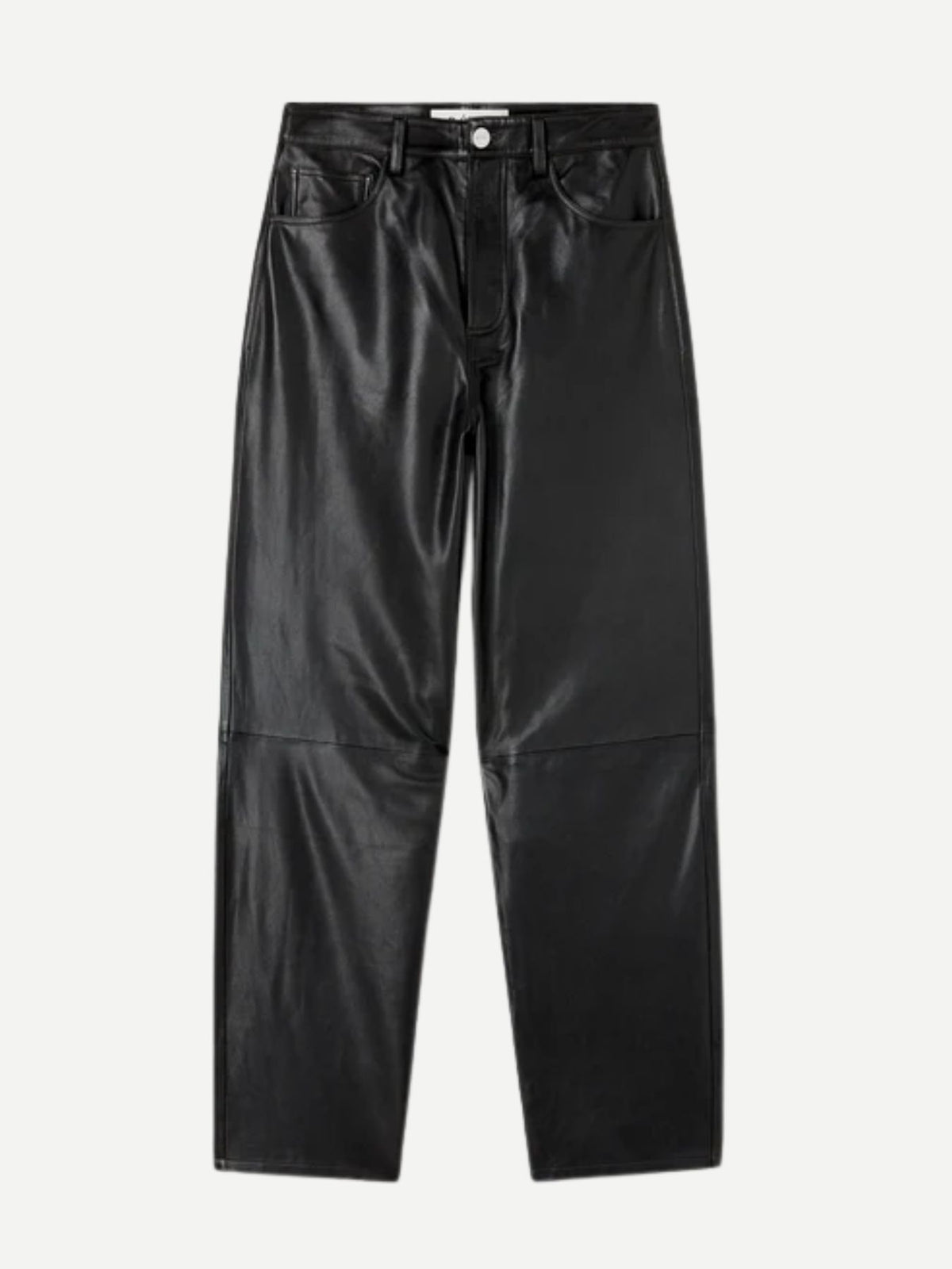 Rohe-Bruun - Leather Baggy Trousers - Anthracite-Pants-Boboli-Vancouver-Canada