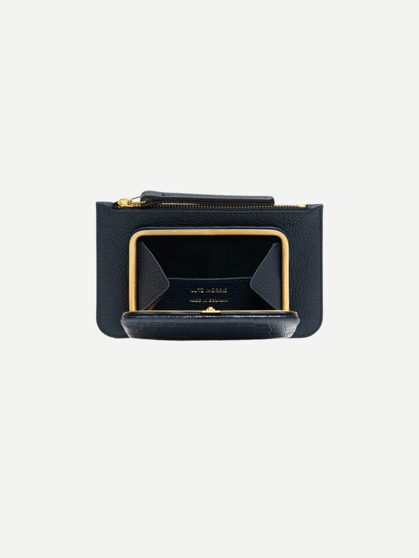 Lutz Morris-Nash Wallet - Navy/Navy Croco-Bags-Boboli-Vancouver-Canada