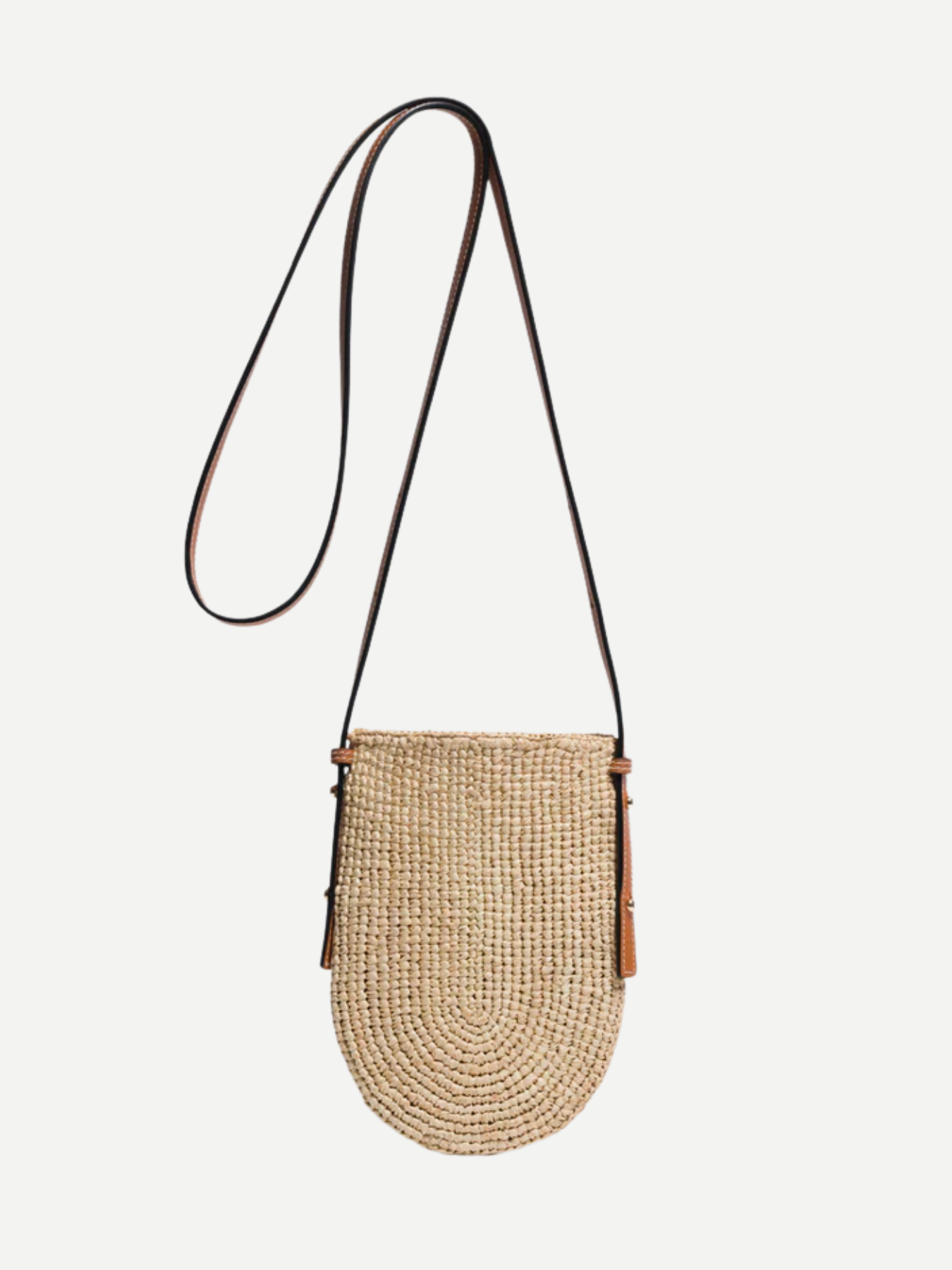 Lutz Morris-Porter Cross Body Phone Bag - Raffia/Tan Monty-Bags-Boboli-Vancouver-Canada