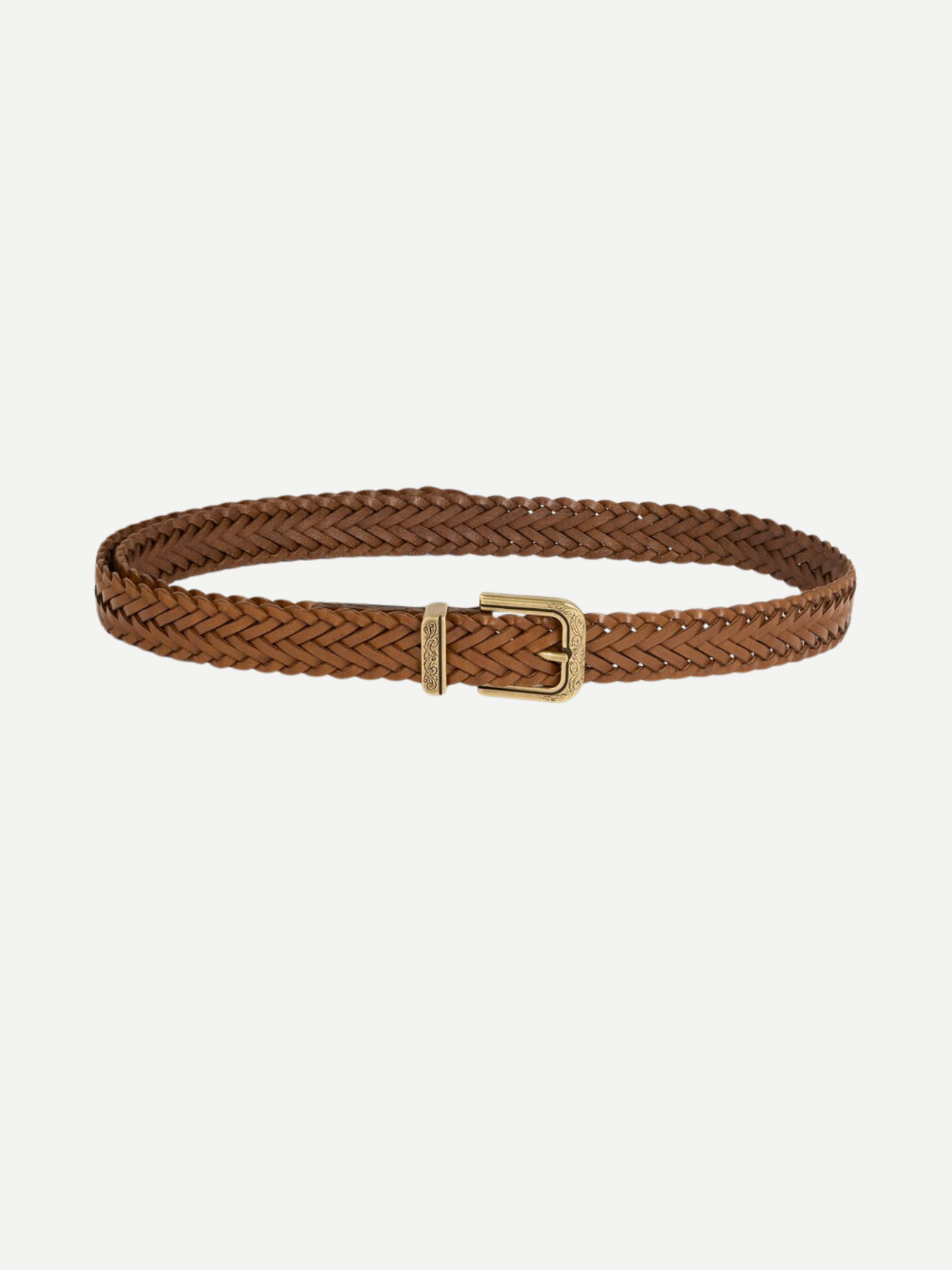 Etro-Leather & Weave Belt 3cm - Brown-Belts-Boboli-Vancouver-Canada