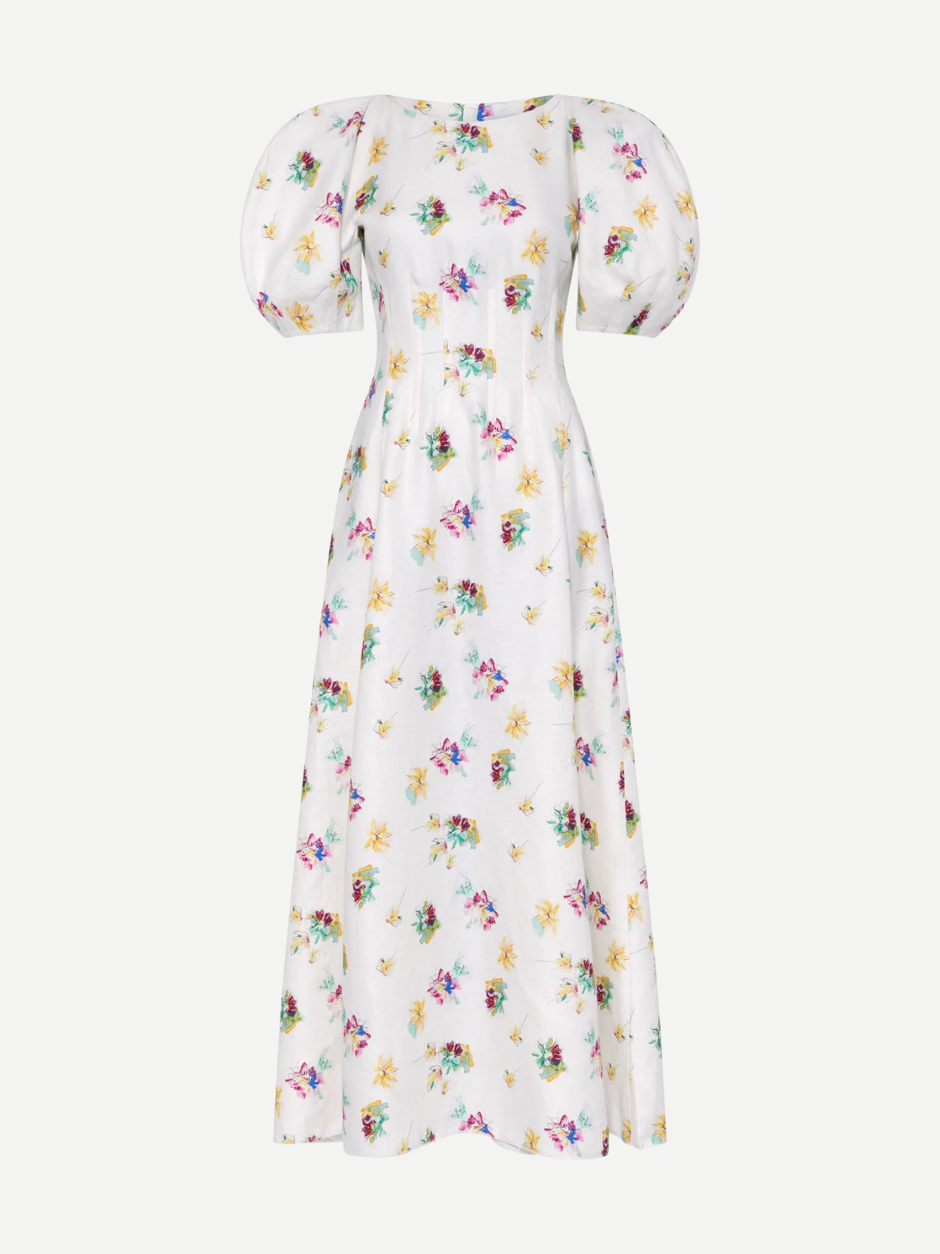 Gabriela Hearst-Ranya Dress - Ivory-Dresses-Boboli-Vancouver-Canada