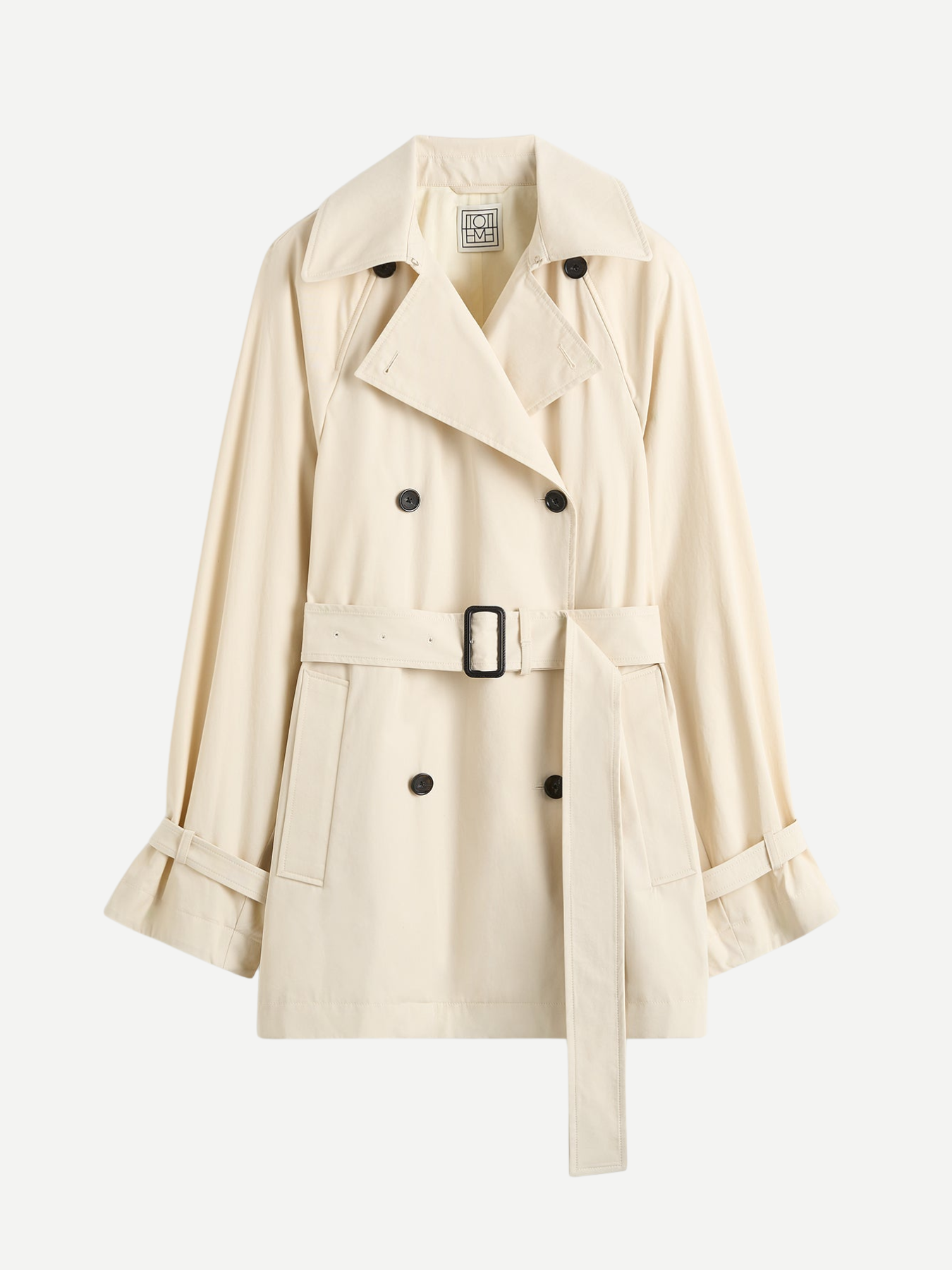 Totême-Washed Cotton Trench - Stone-Coats-Boboli-Vancouver-Canada