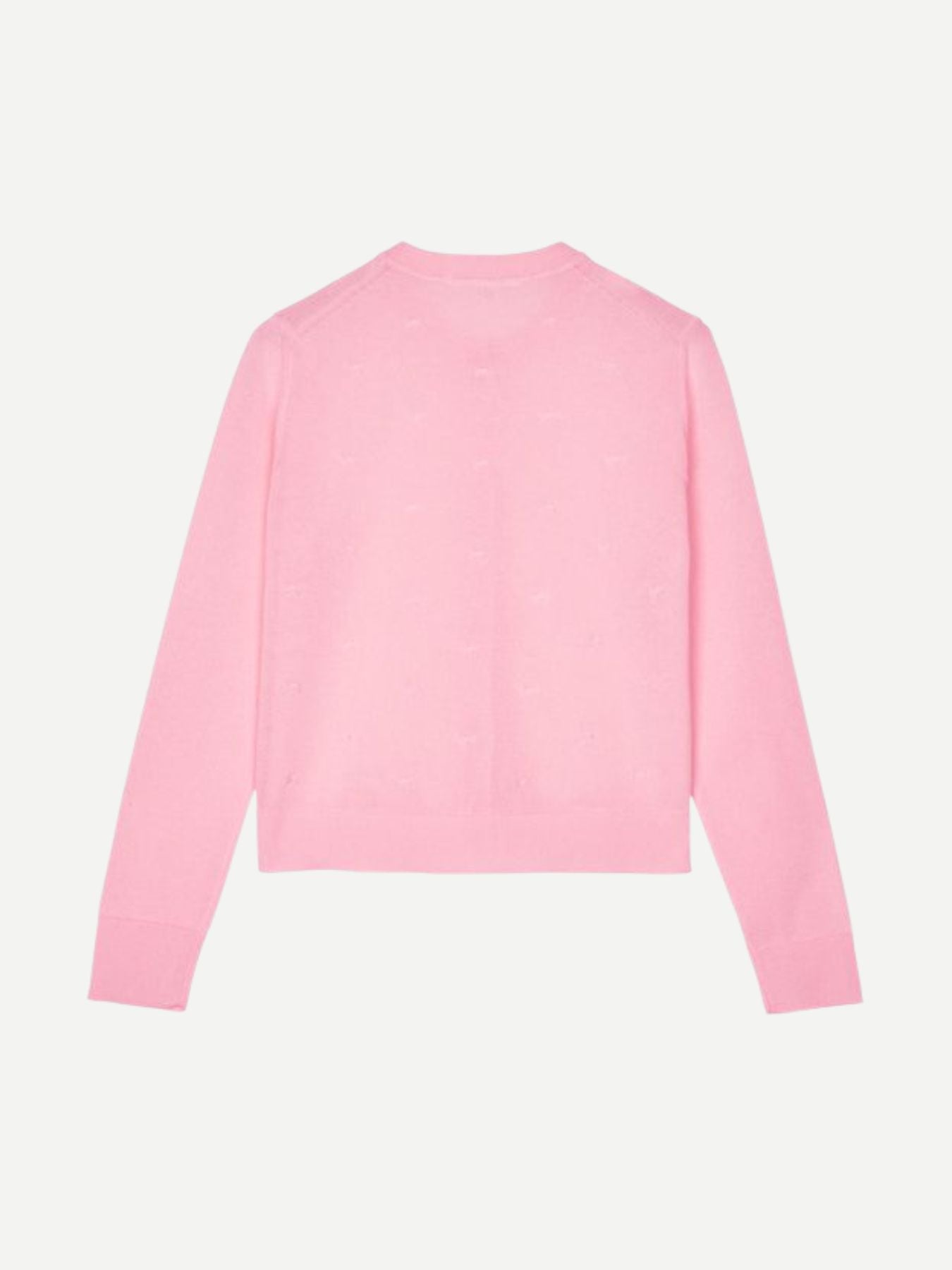 Cecilie Bahnsen-Floh Cardigan Pretty Bow Knit - Pretty Pink-Cardigans-Boboli-Vancouver-Canada