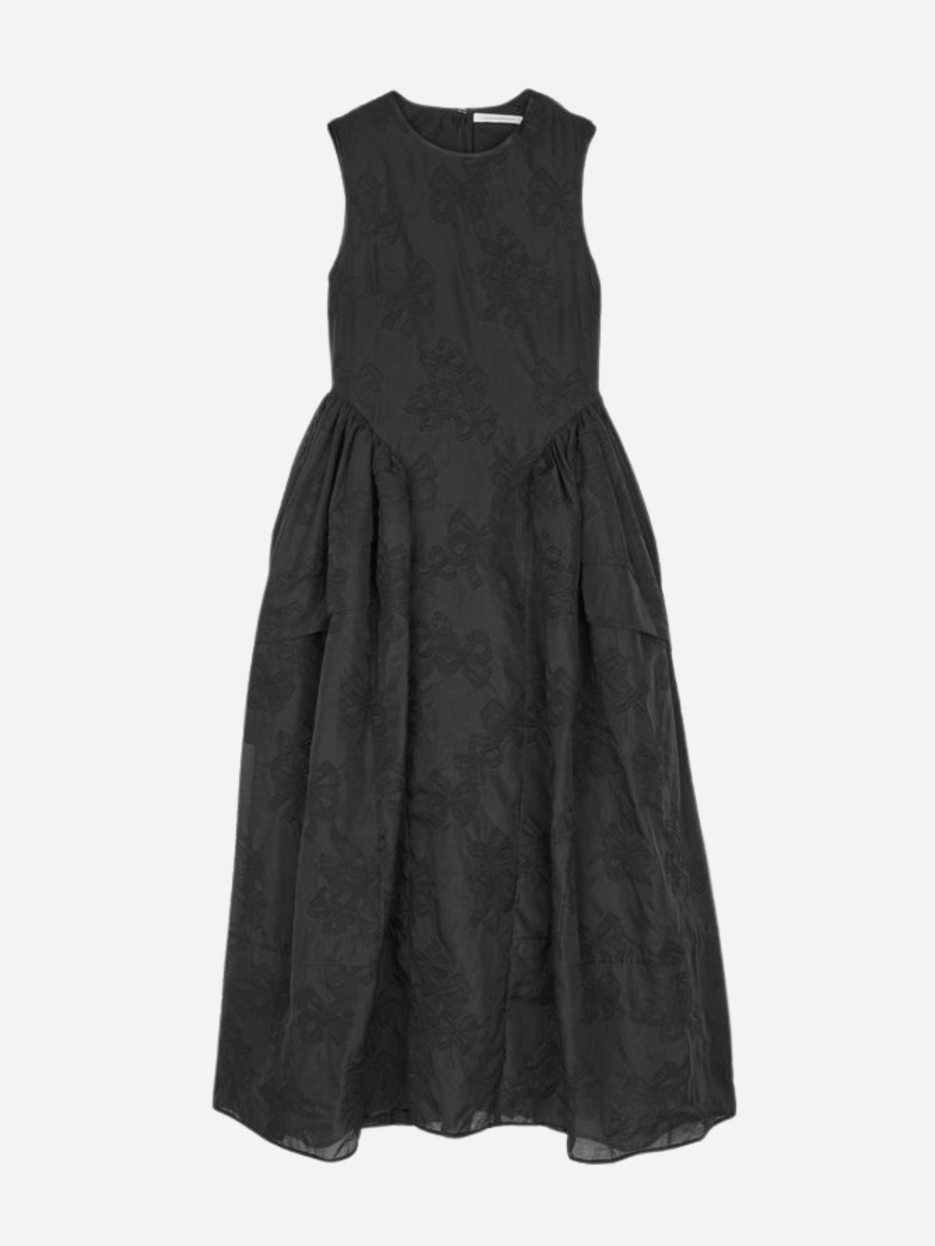 Cecilie Bahnsen-Duana Dress Papillon Matelassé - Black-Dresses-Boboli-Vancouver-Canada