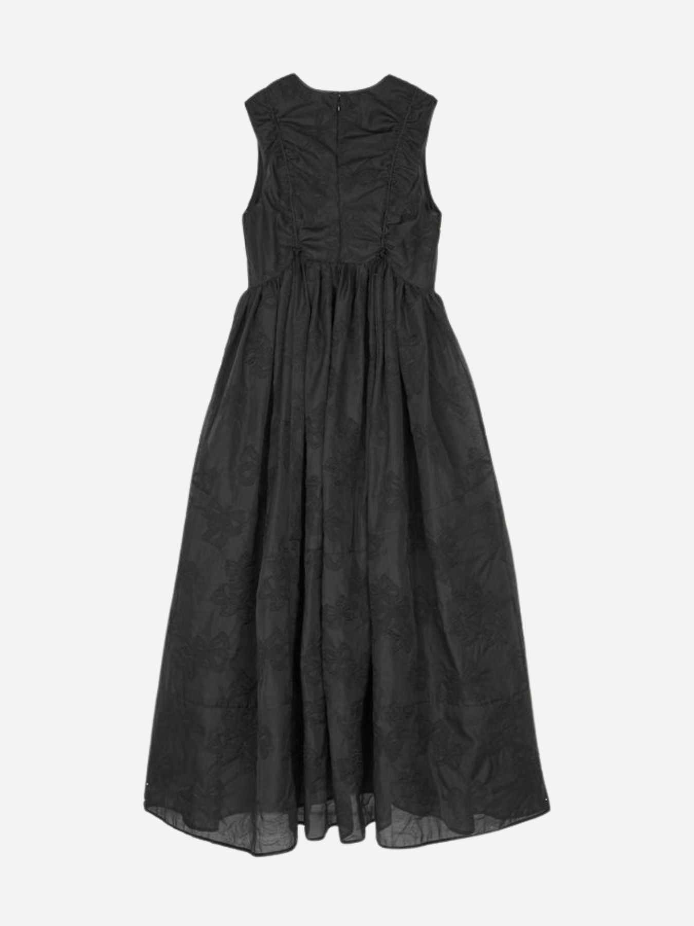 Cecilie Bahnsen-Duana Dress Papillon Matelassé - Black-Dresses-Boboli-Vancouver-Canada