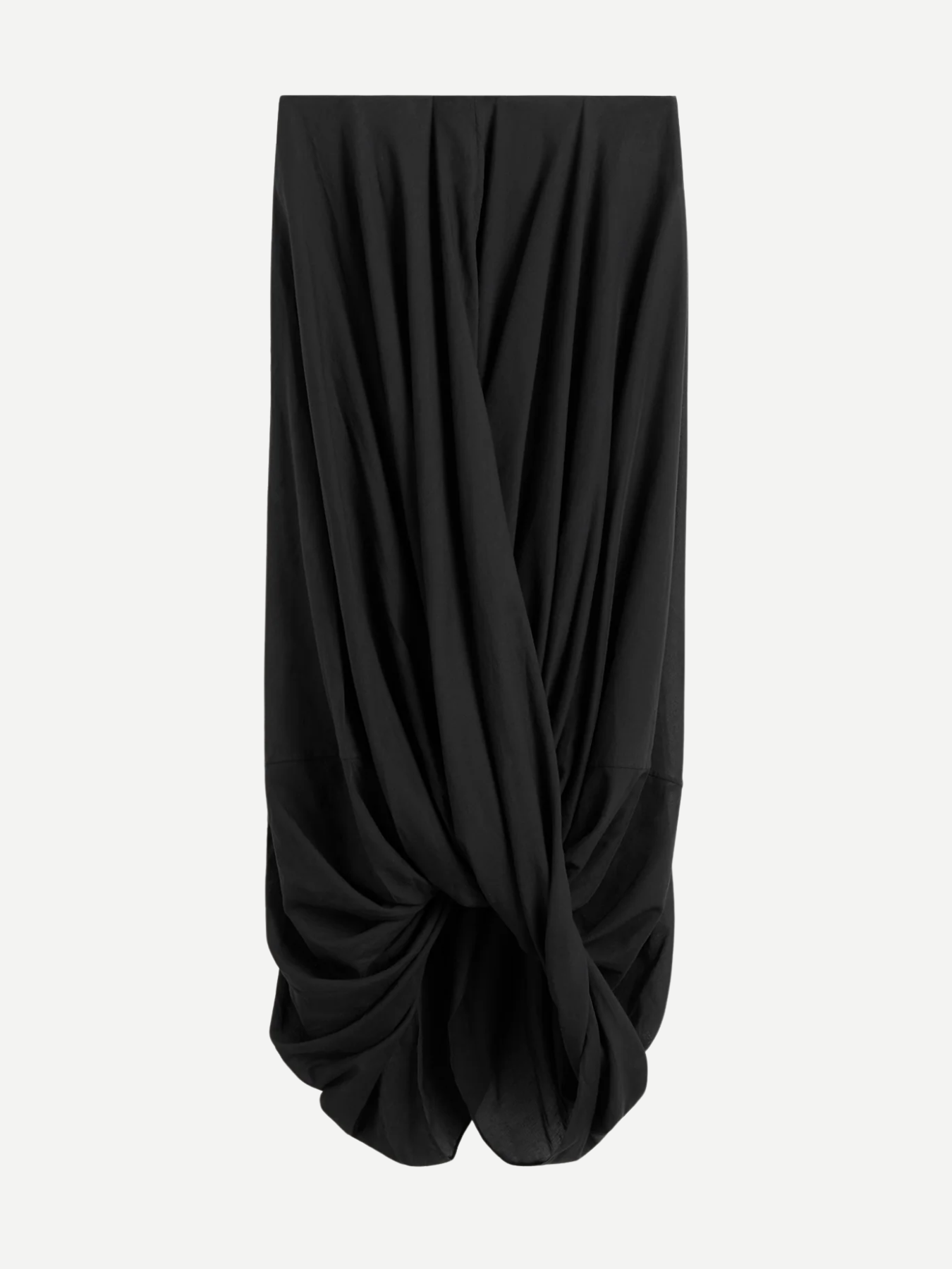 Toteme-Cocoon Skirt - Black-Skirts-Boboli-Vancouver-Canada