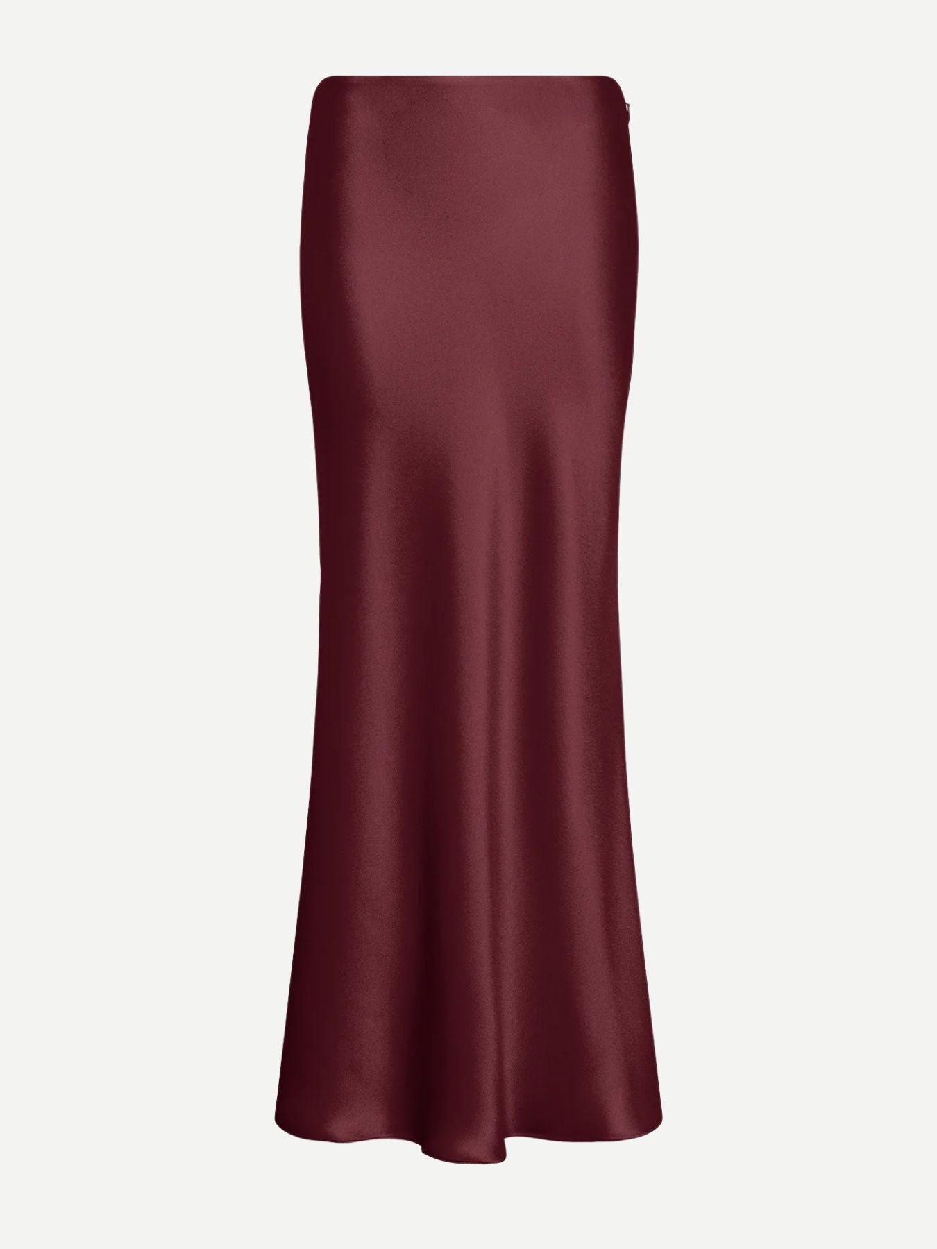 Gabriela Hearst-Slik Satin Bias Cut Skirt - Bordeaux-Skirts-Boboli-Vancouver-Canada