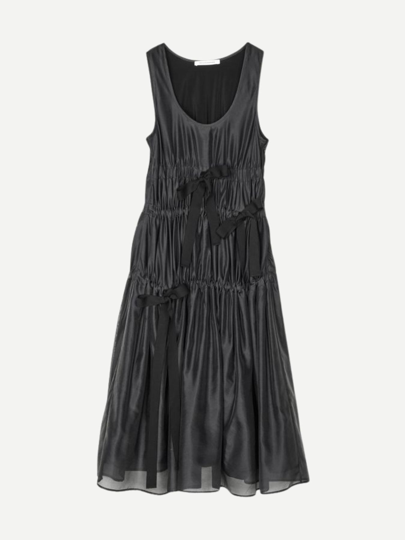 Cecilie Bahnsen-Fara Dress Hybrid Organza - Black-Dresses-Boboli-Vancouver-Canada