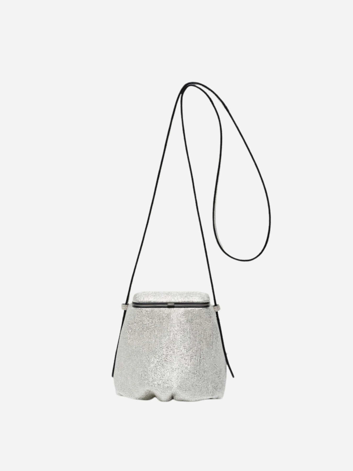 Lutz Morris-Blaine Long Strap Cross Body - Silver Metallic-Bags-Boboli-Vancouver-Canada