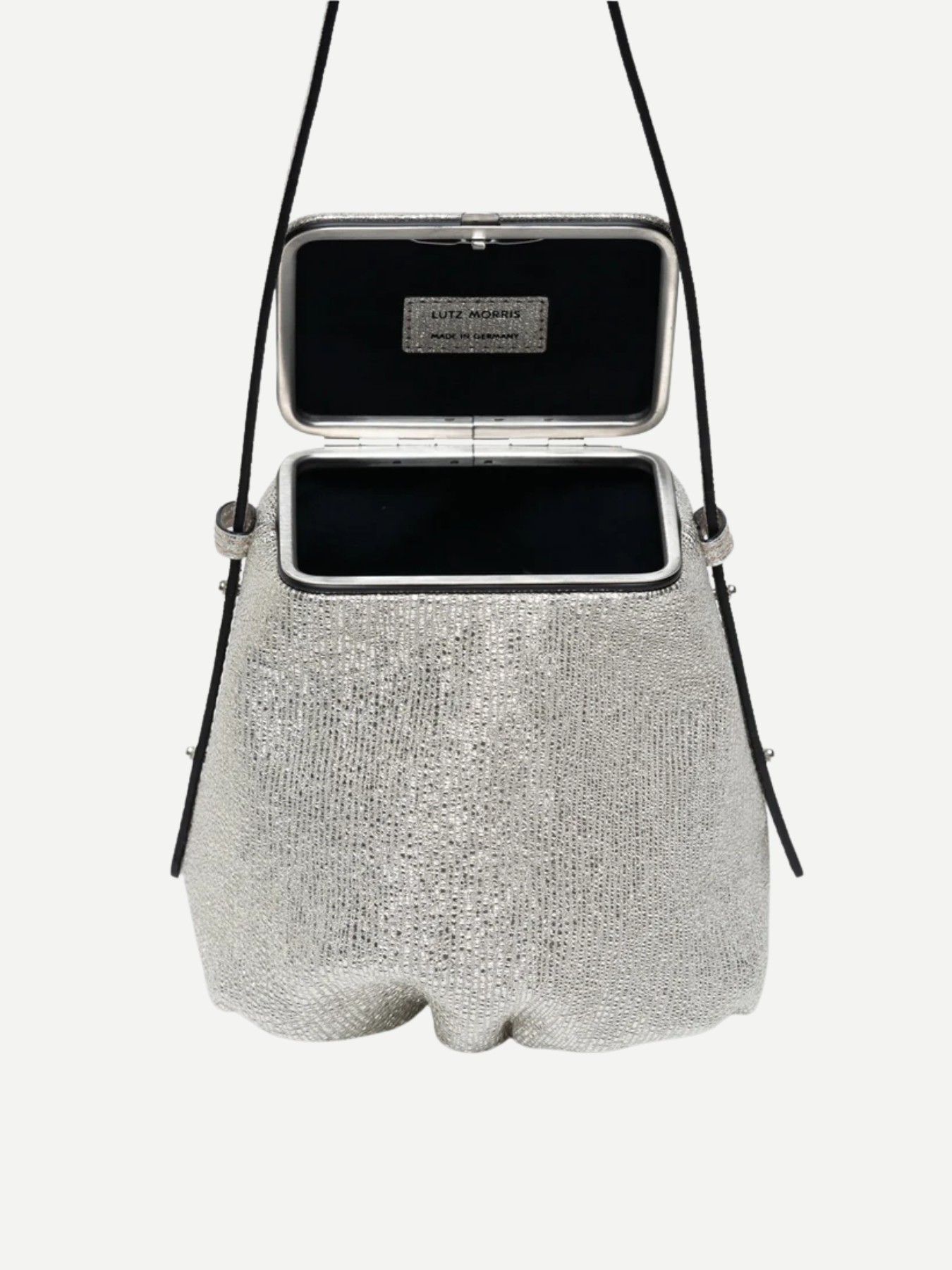 Lutz Morris-Blaine Long Strap Cross Body - Silver Metallic-Bags-Boboli-Vancouver-Canada