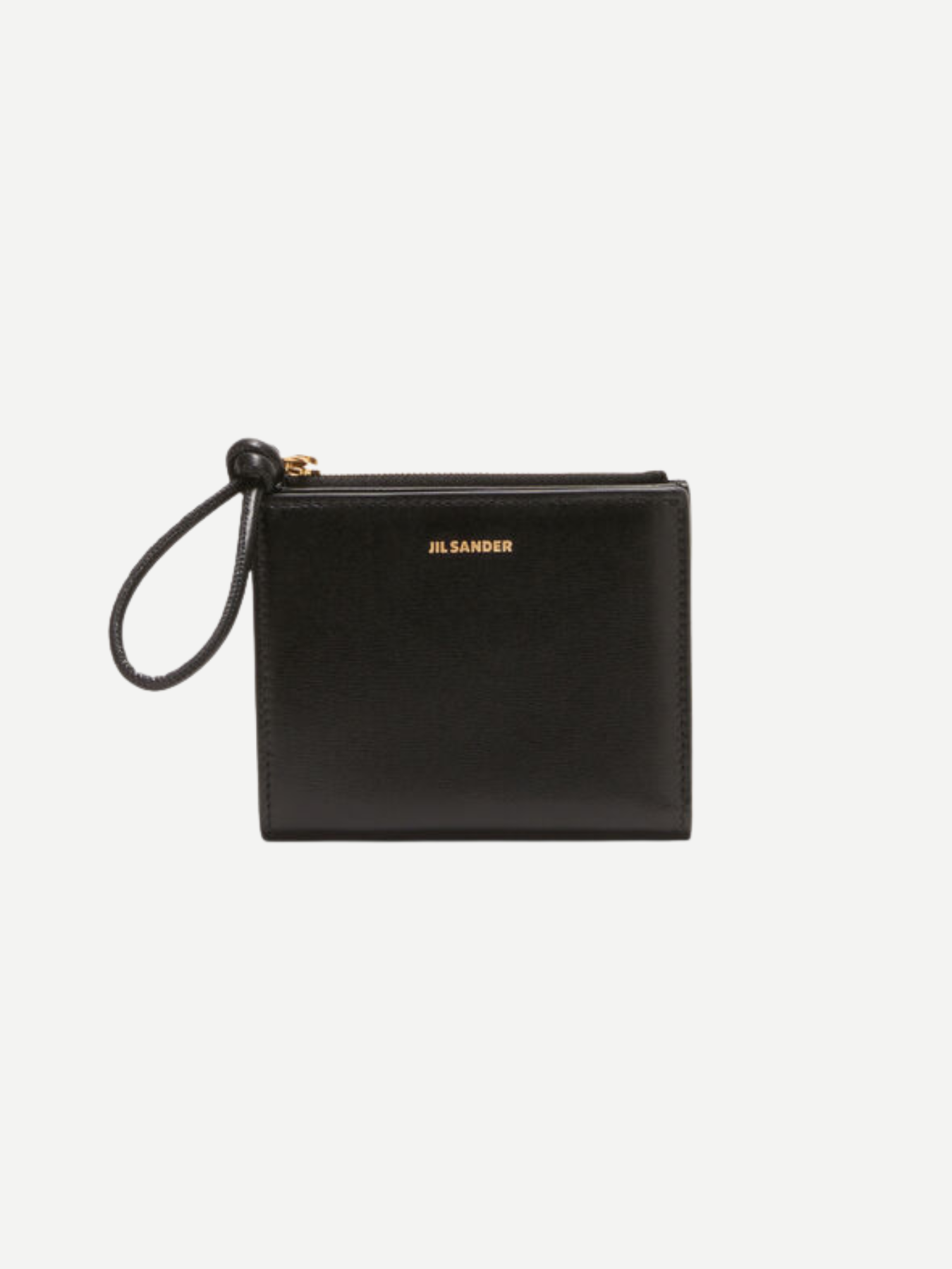 Jil Sander-Mini French Wallet Giro - Black-Wallets-Boboli-Vancouver-Canada