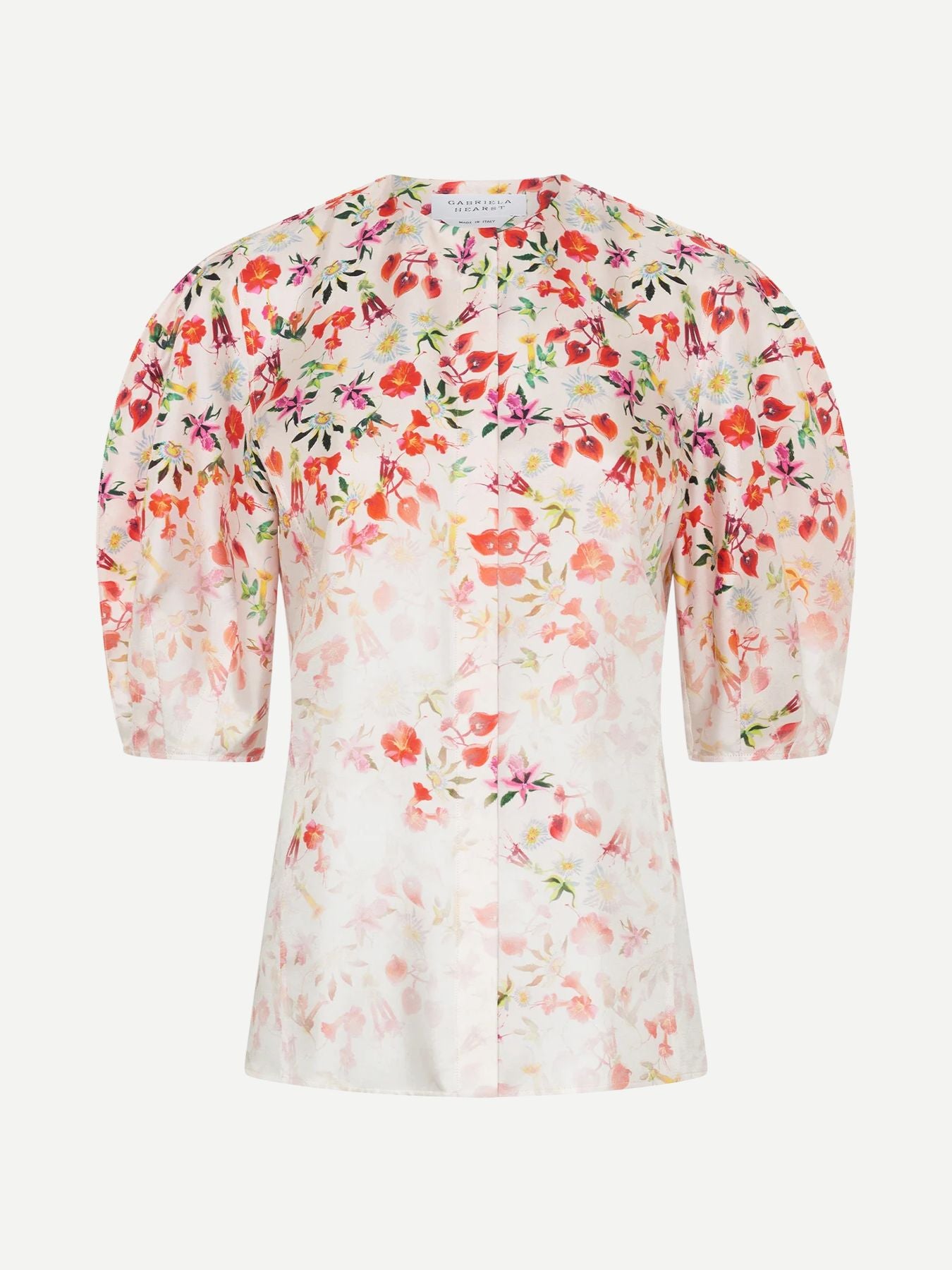 Gabriela Hearst-Floral Silk Blouse - Multi-Tops-Boboli-Vancouver-Canada