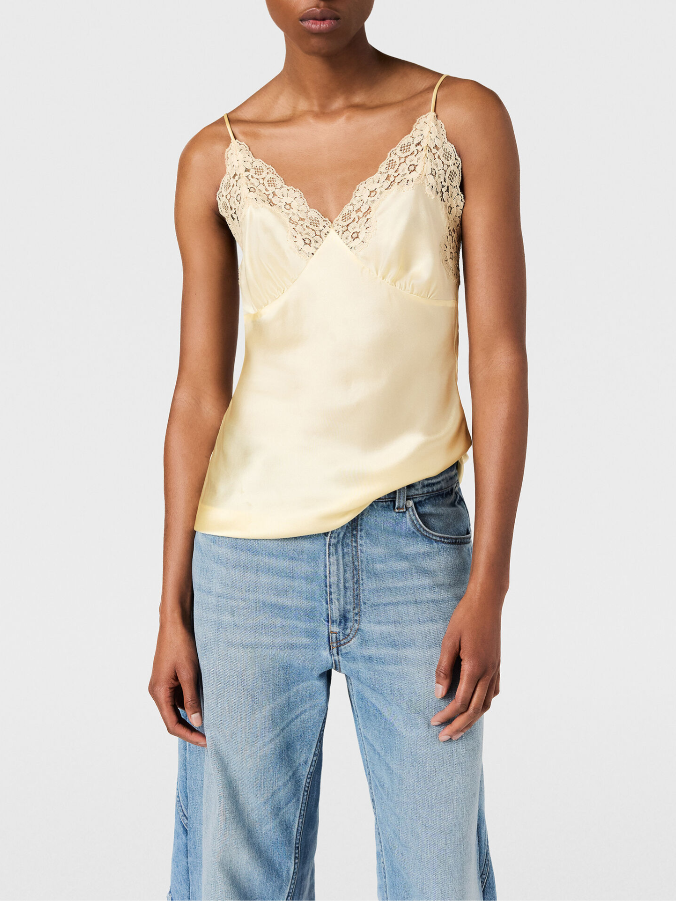 Stella McCartney-Lace Slip Top - Cream-Tops-Boboli-Vancouver-Canada