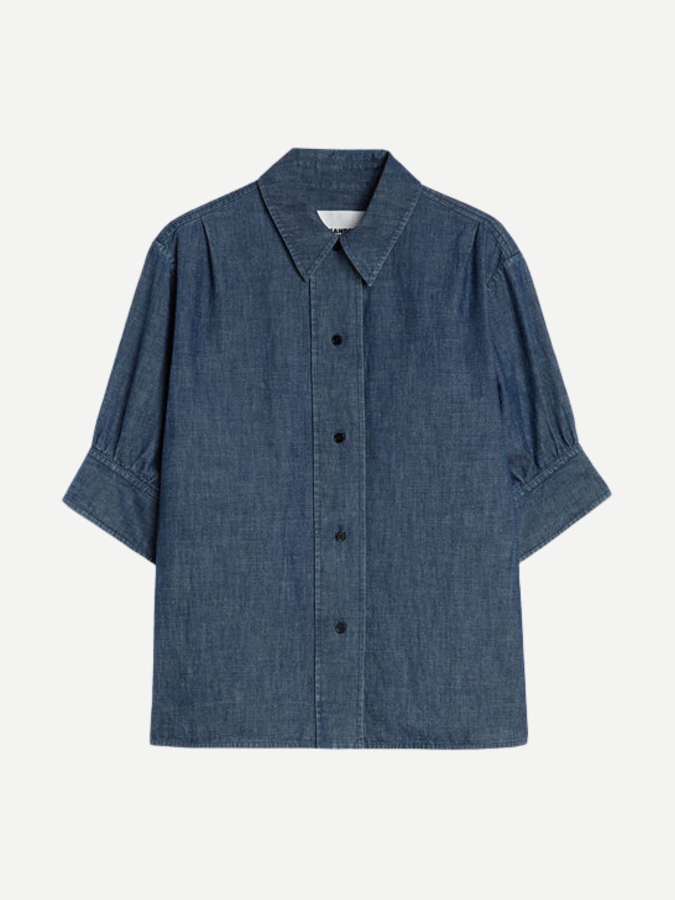 Jil Sander-Light Cotton Chambray Shirt - Indigo-Shirt-Boboli-Vancouver-Canada