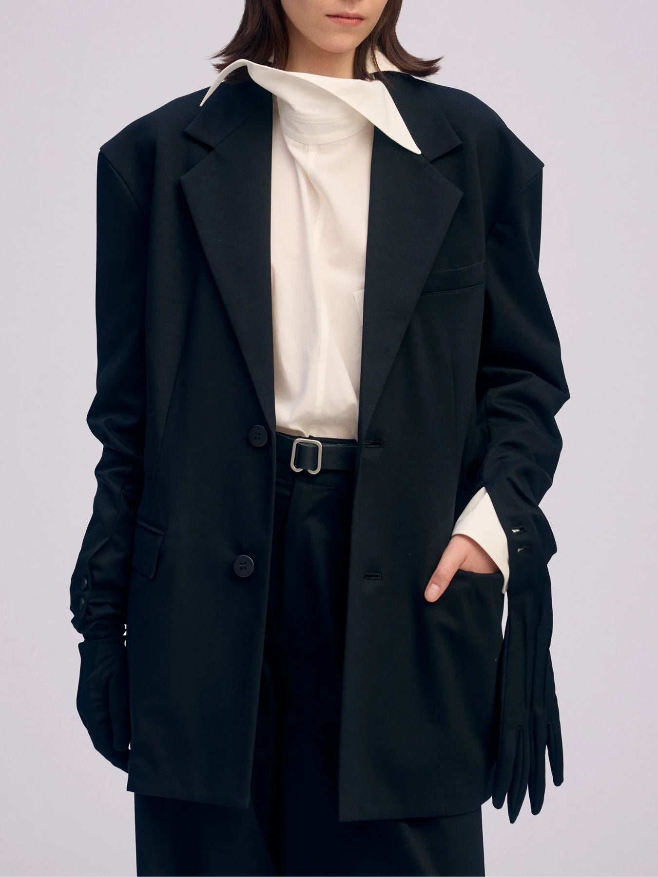 Simple Ensemble Jacket - Black