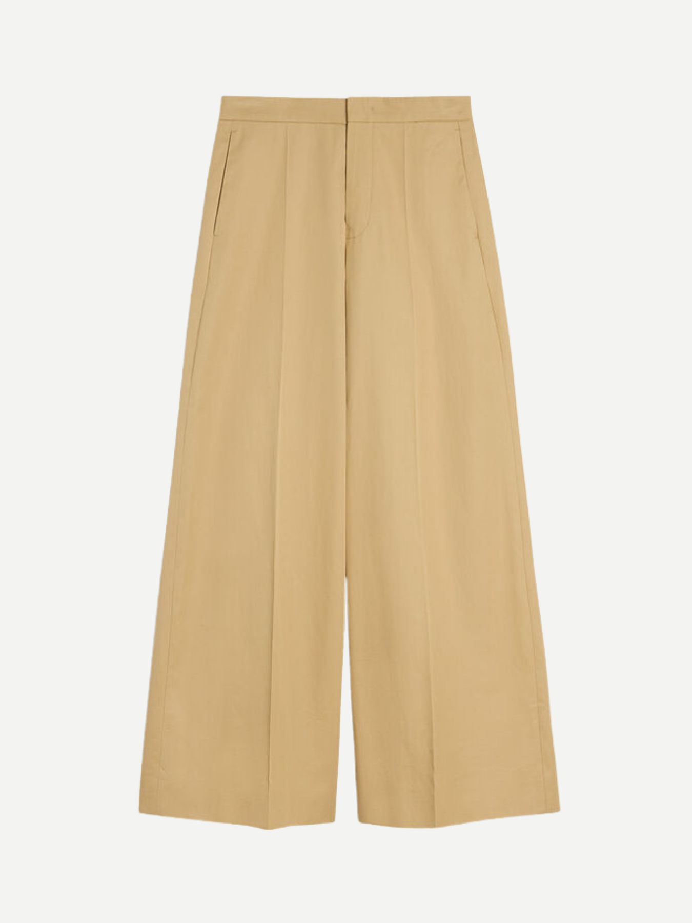 Jil Sander-Light Cotton Drill Trouser - Dark Sand-Pants-Boboli-Vancouver-Canada