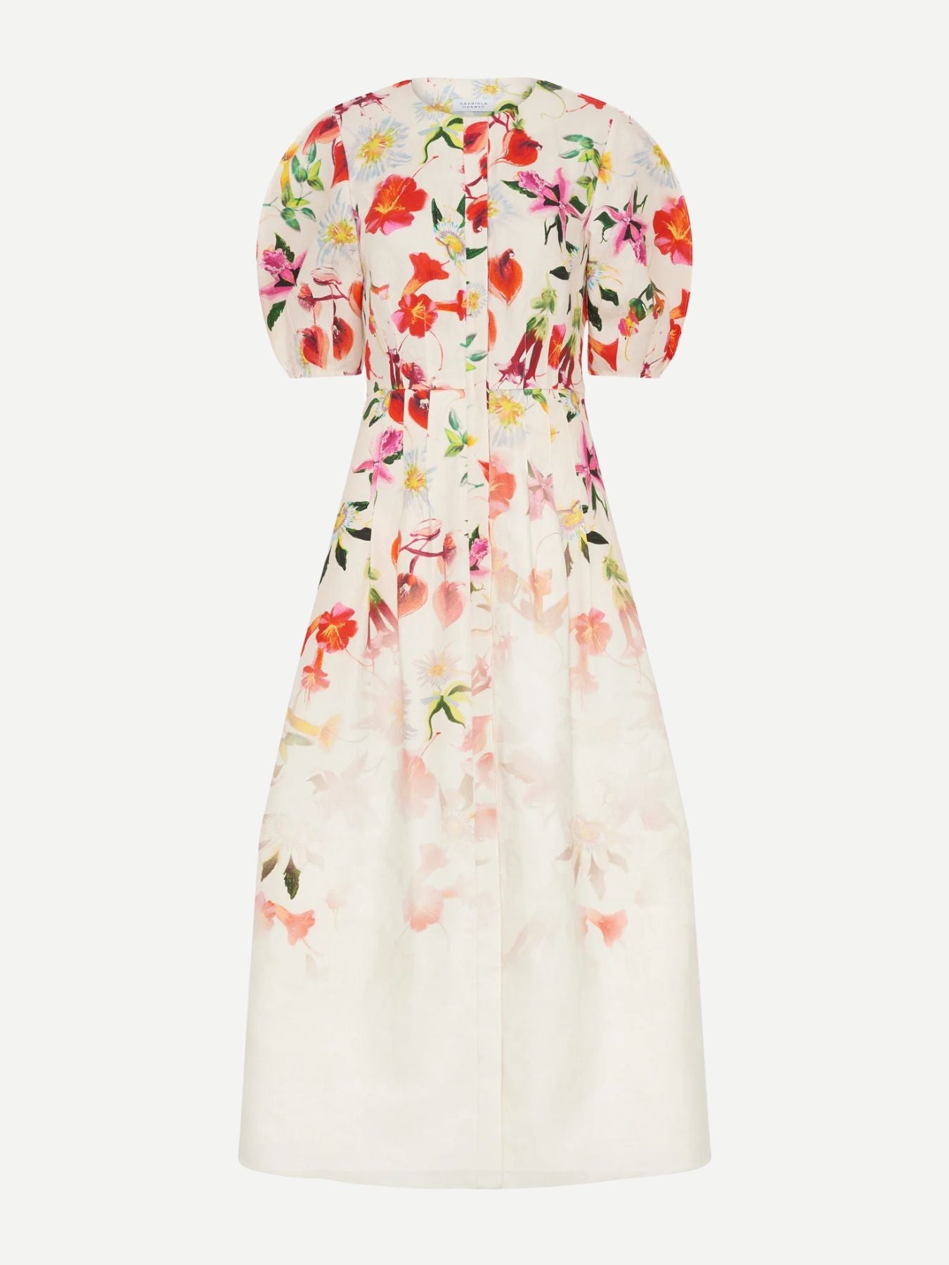 Gabriela Hearst-Floral Linen Dress - Multi-Dresses-Boboli-Vancouver-Canada