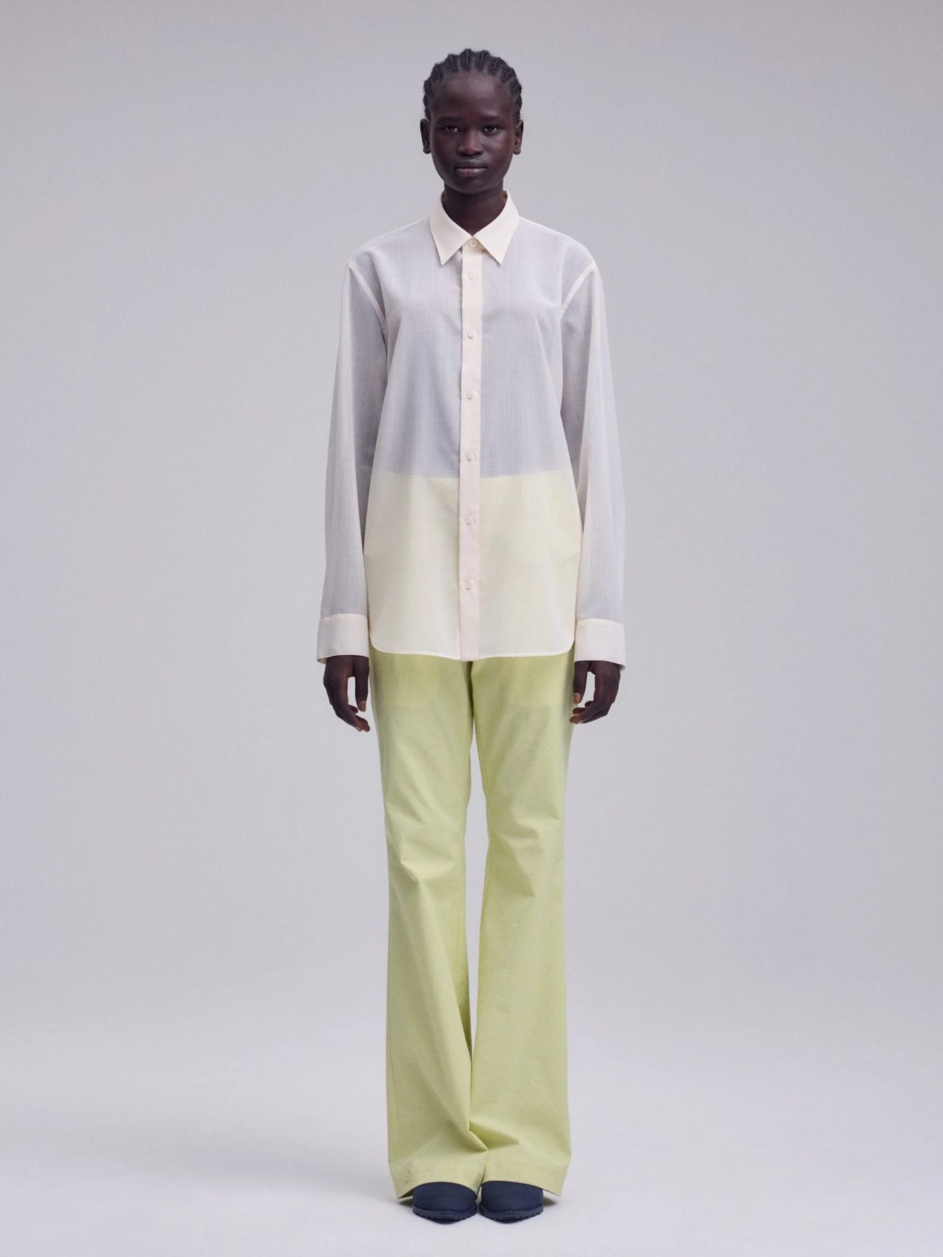 Sheer Wool Shirt - Off White