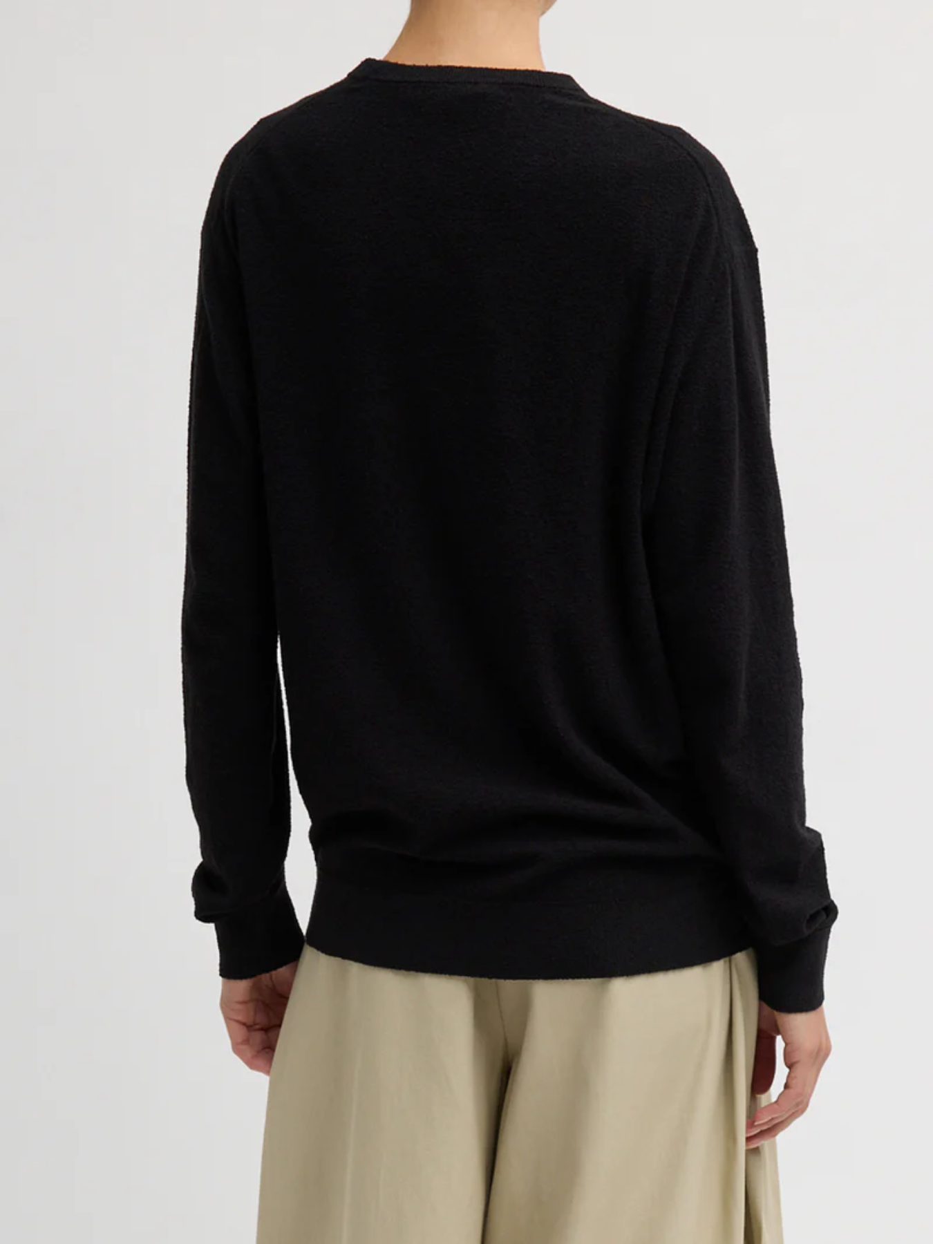 Tibi-Sable Perfect Mens Pullover - Black-Sweaters-Boboli-Vancouver-Canada