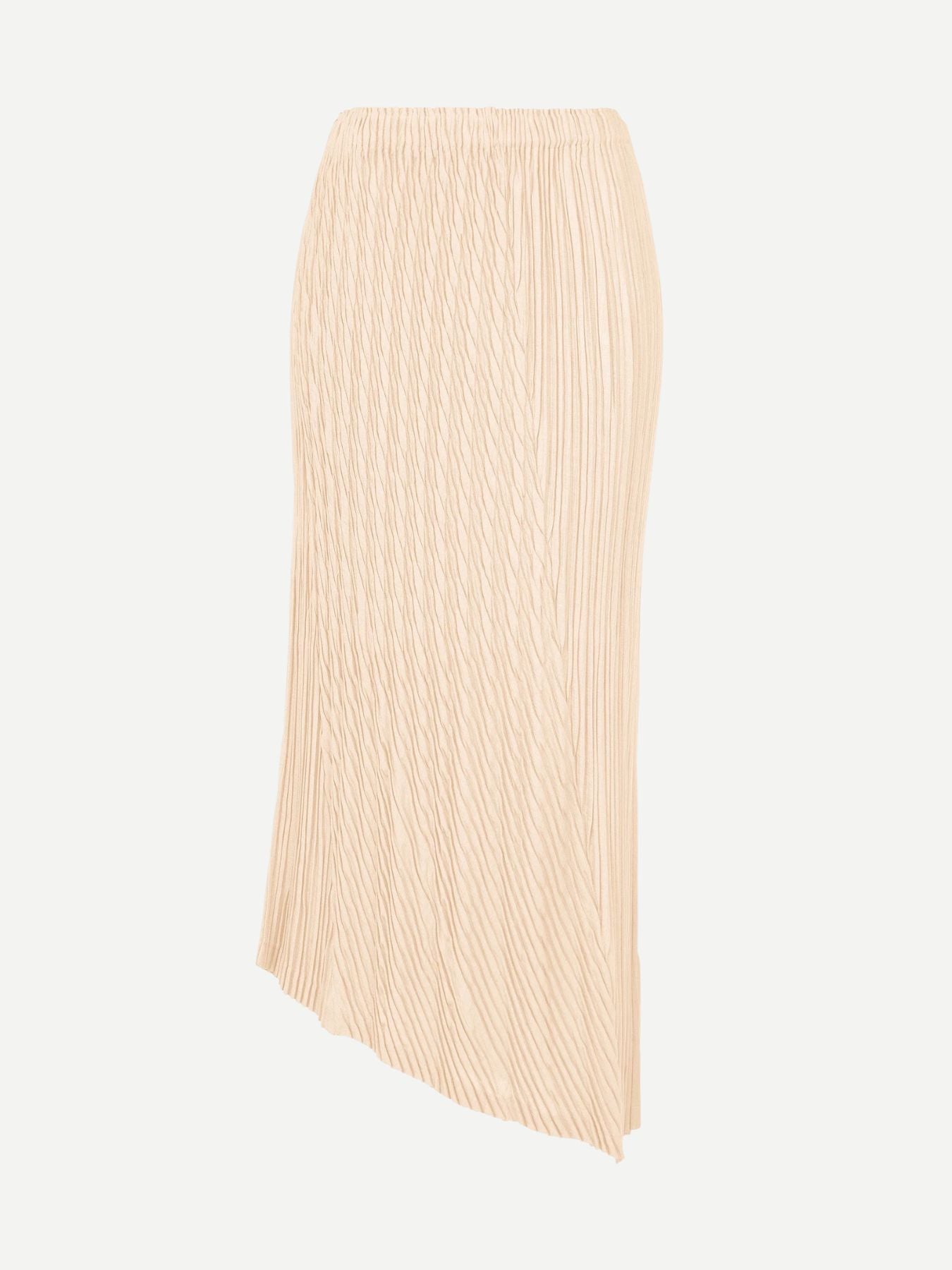 Unfurling Pleats Skirt - Off White