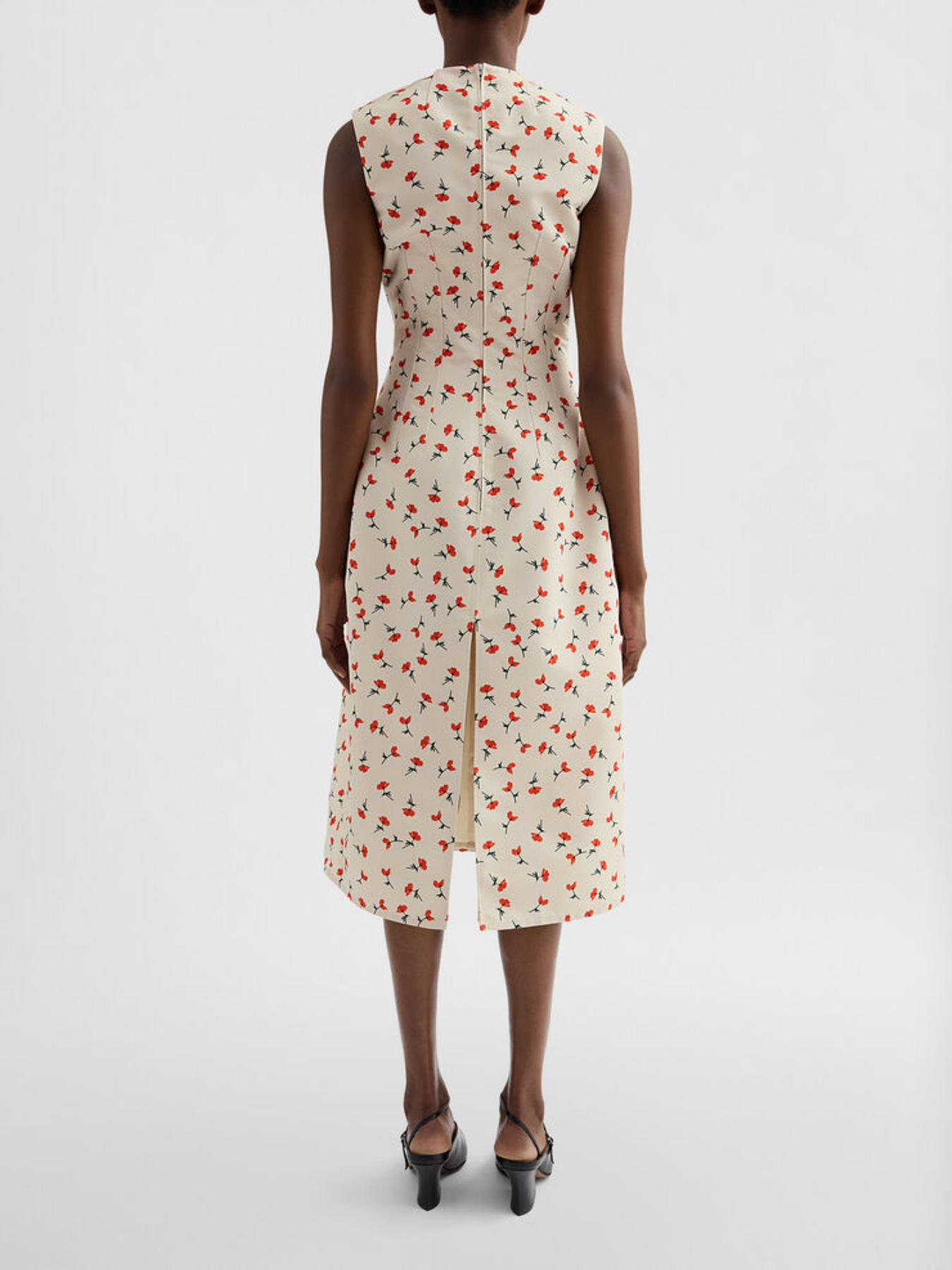 Jil Sander-Mini Dried Flowers Technical Faille Couture Fused Dress - Pink Salt-Dress-Boboli-Vancouver-Canada